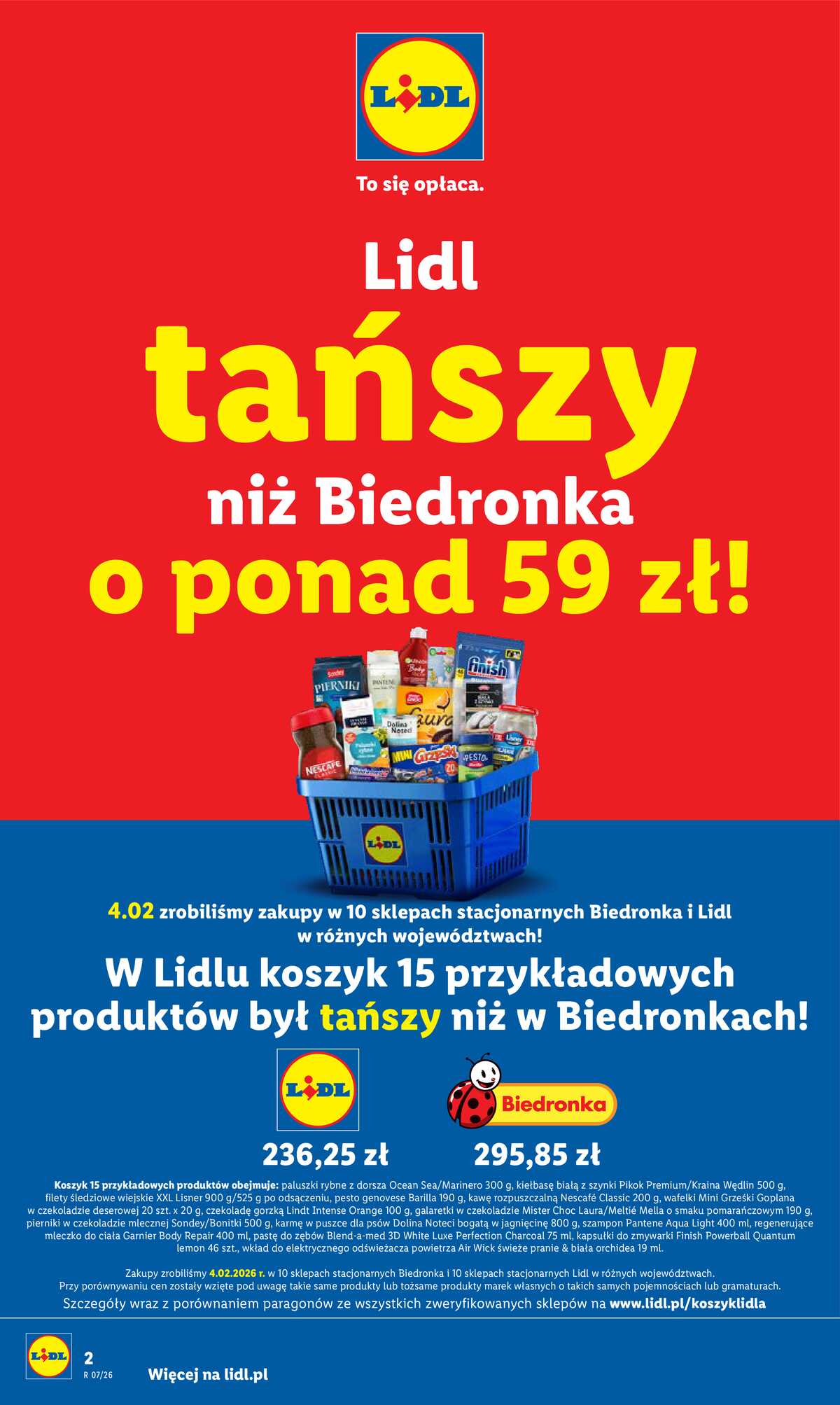 Leták Lidl Polsko 12.2.-14.2.2026 strana 2