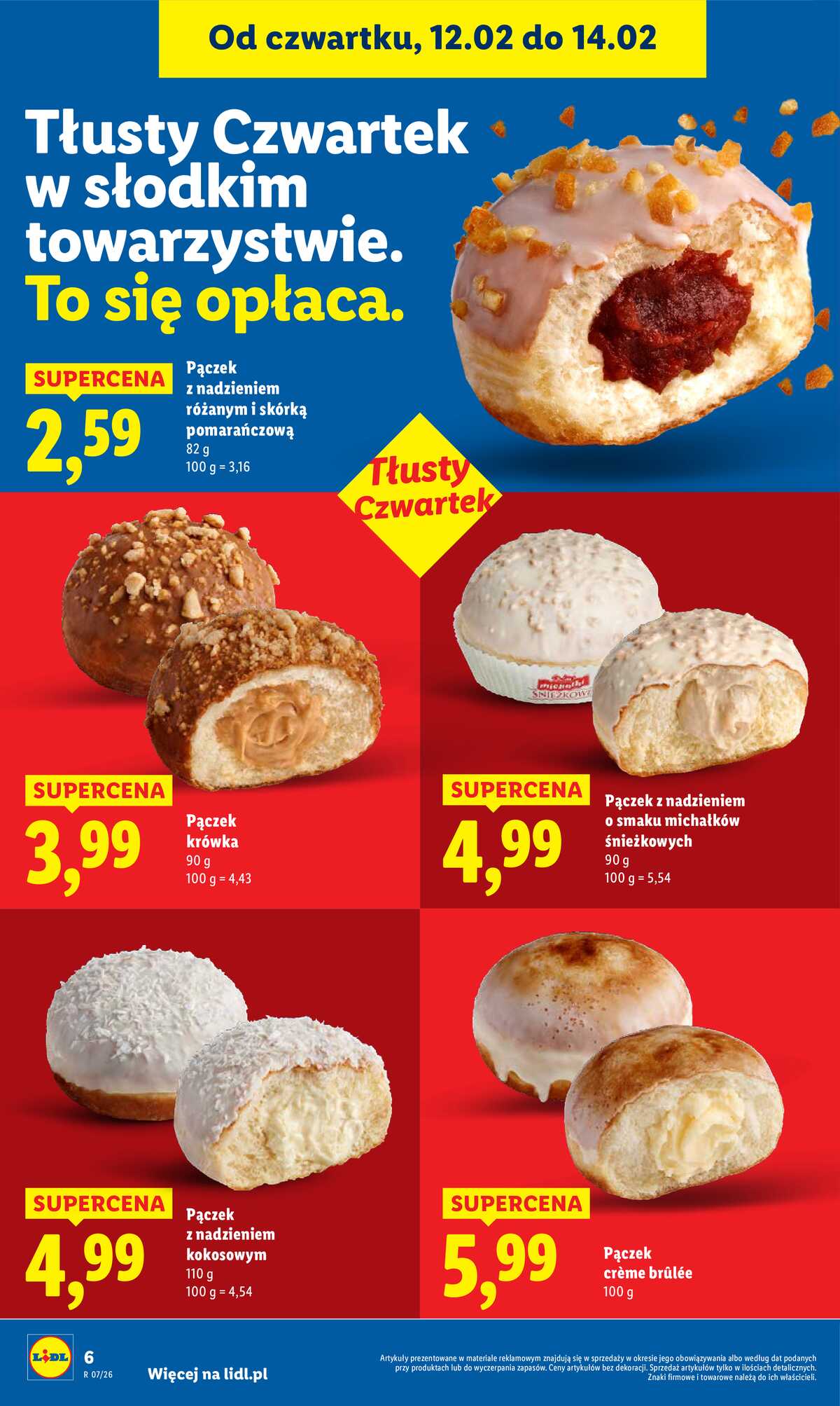 Leták Lidl Polsko 12.2.-14.2.2026 strana 6