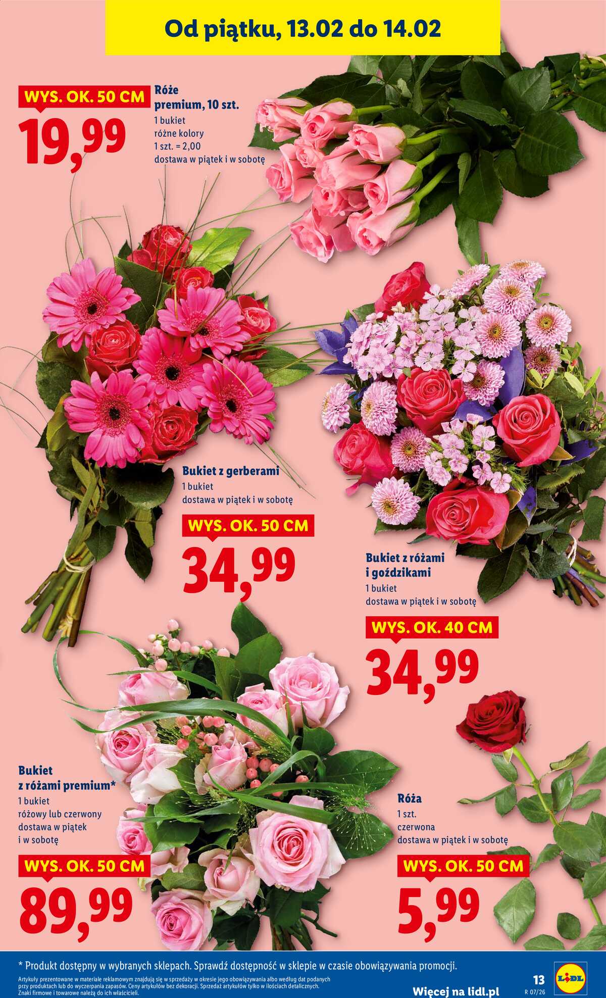 Leták Lidl Polsko 12.2.-14.2.2026 strana 13
