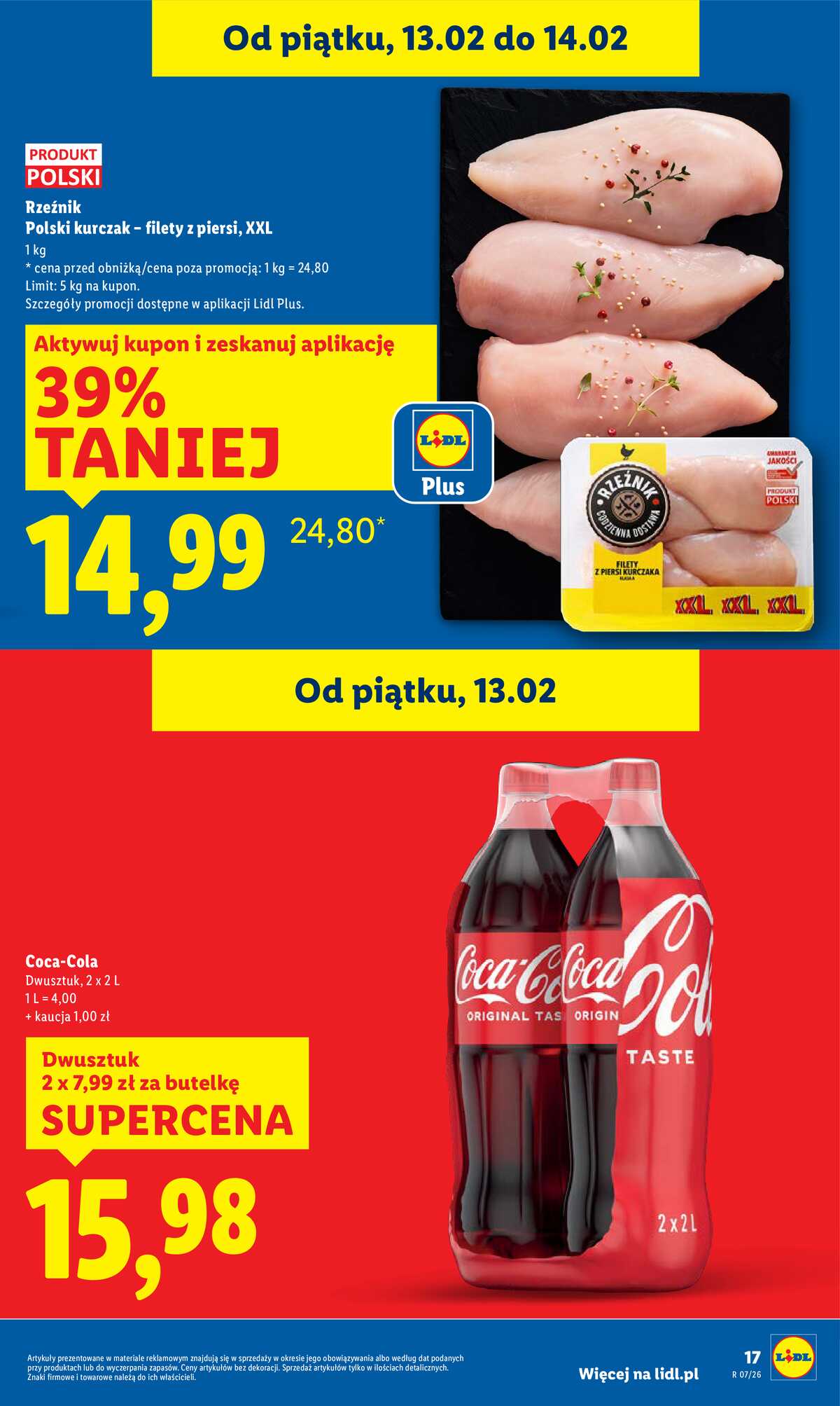 Leták Lidl Polsko 12.2.-14.2.2026 strana 17