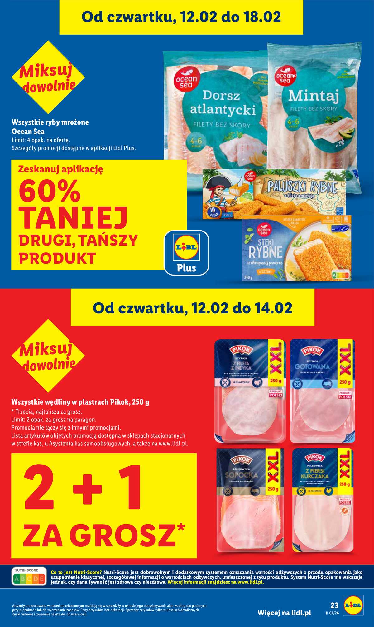 Leták Lidl Polsko 12.2.-14.2.2026 strana 23