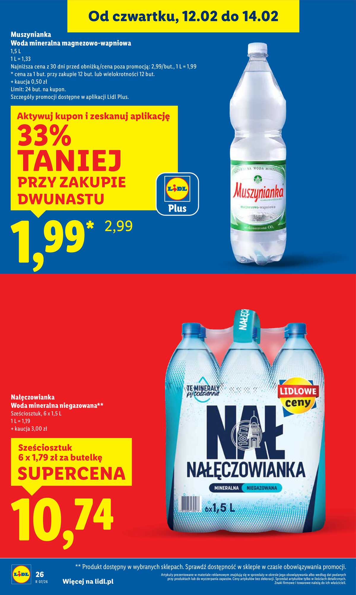 Leták Lidl Polsko 12.2.-14.2.2026 strana 26
