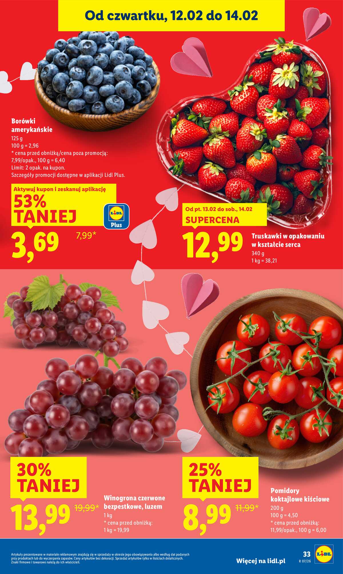 Leták Lidl Polsko 12.2.-14.2.2026 strana 33
