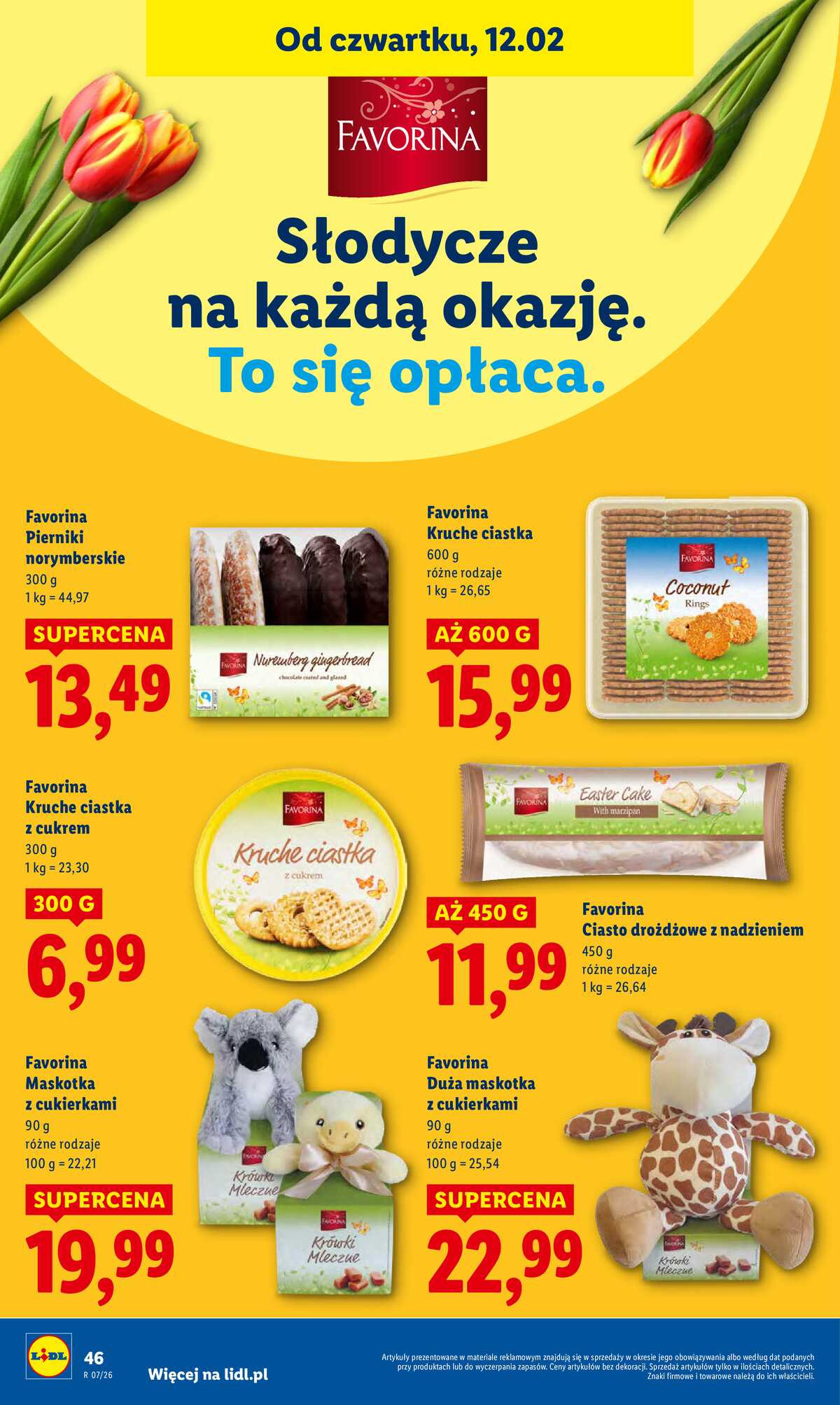 Leták Lidl Polsko 12.2.-14.2.2026 strana 46