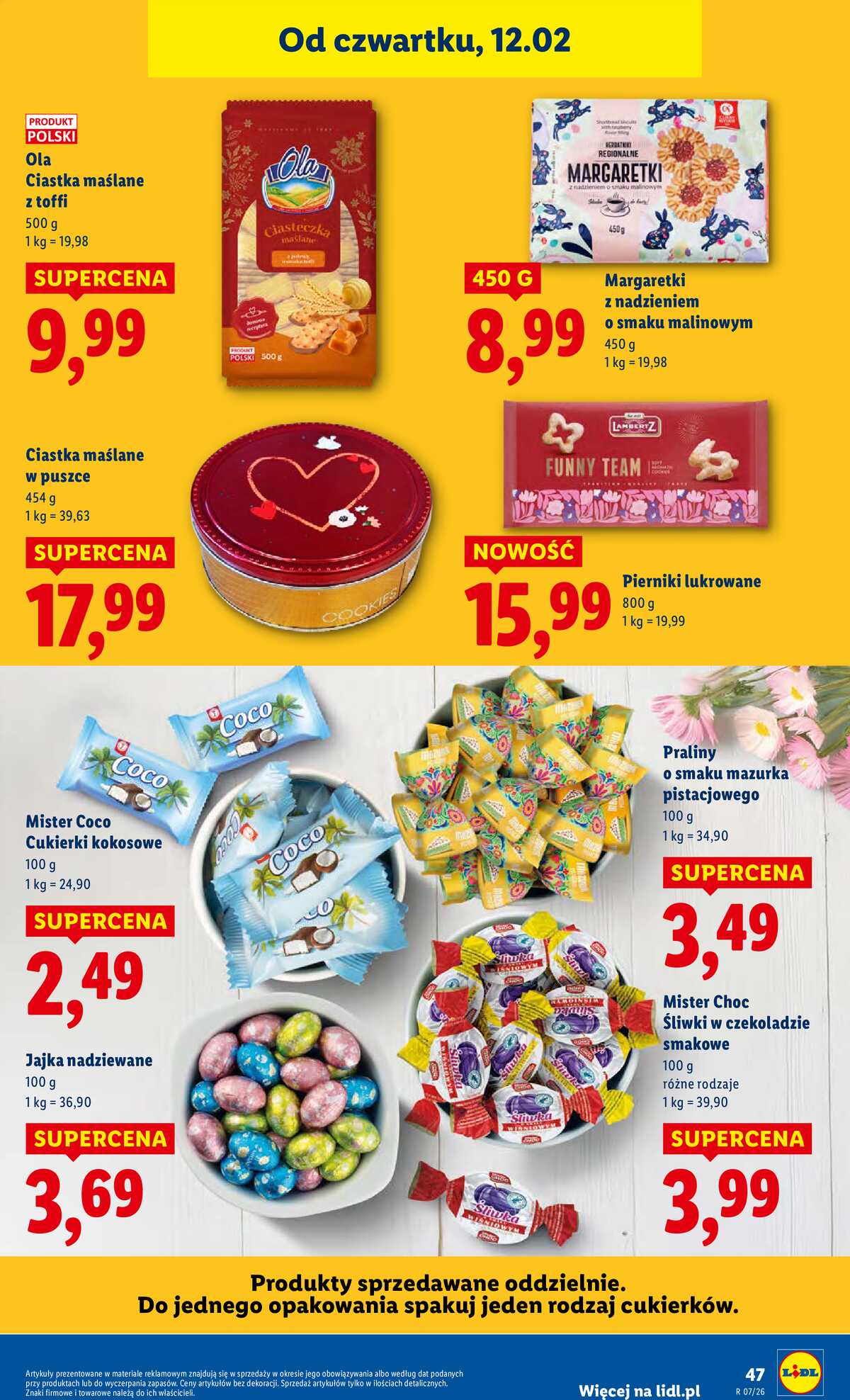 Leták Lidl Polsko 12.2.-14.2.2026 strana 47