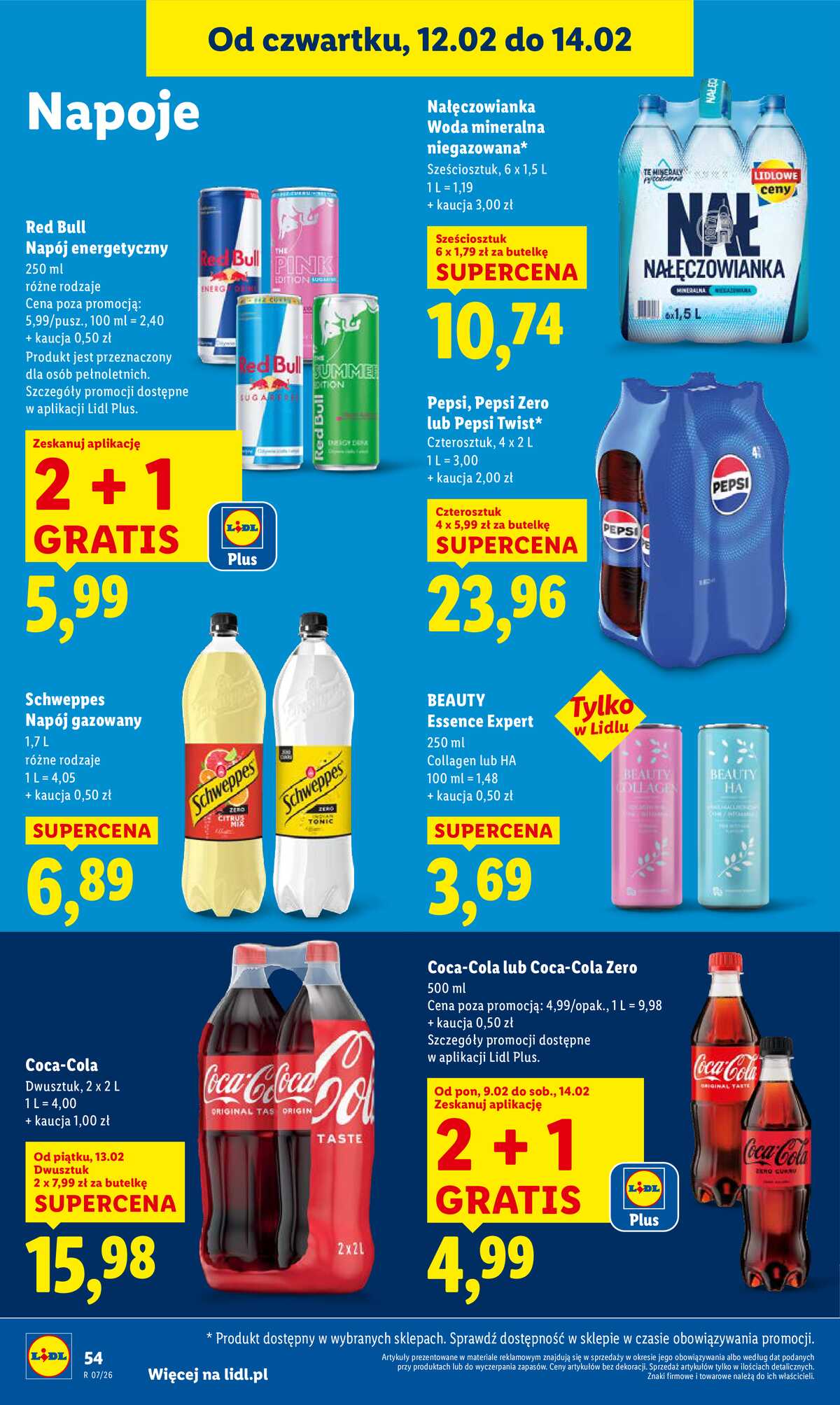 Leták Lidl Polsko 12.2.-14.2.2026 strana 54