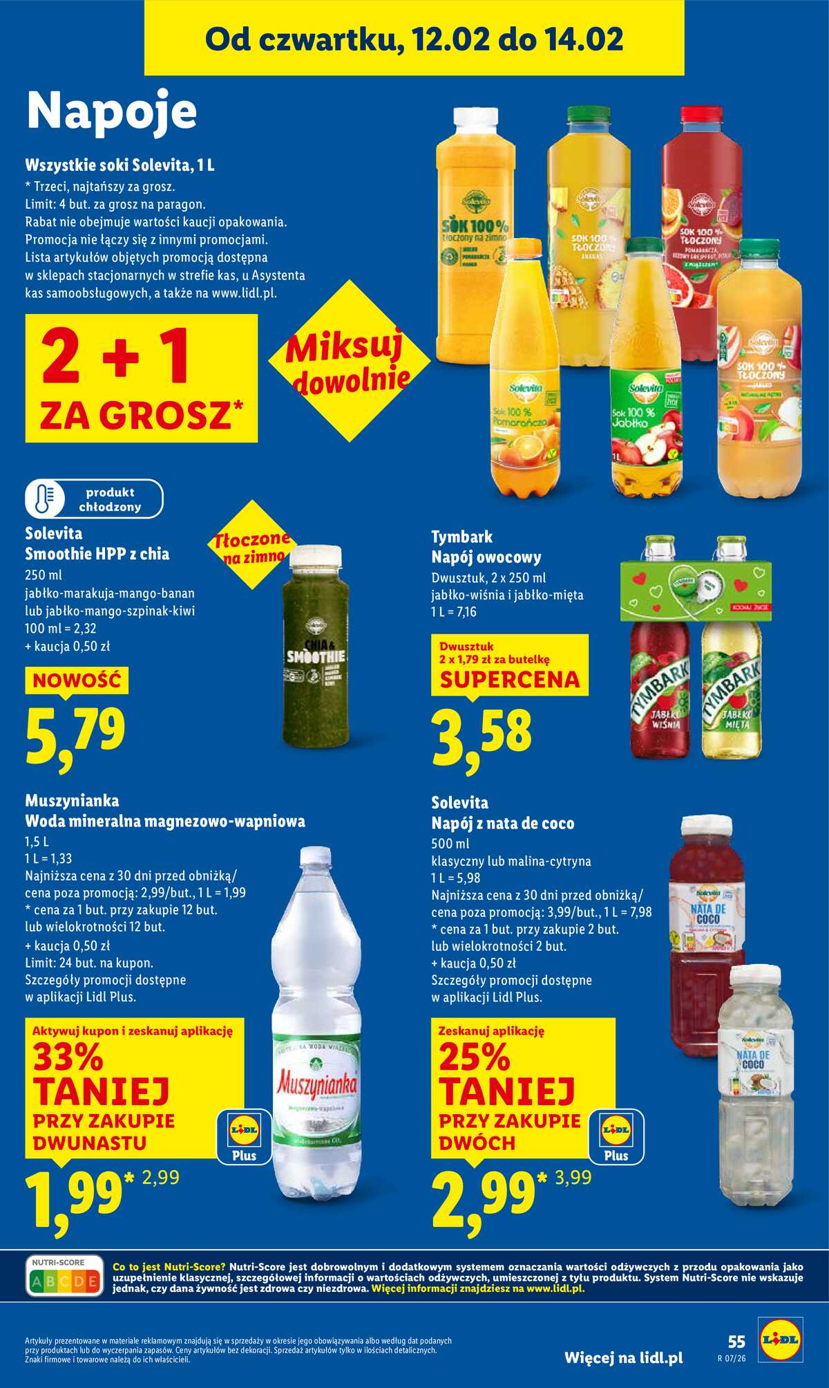 Leták Lidl Polsko 12.2.-14.2.2026 strana 55