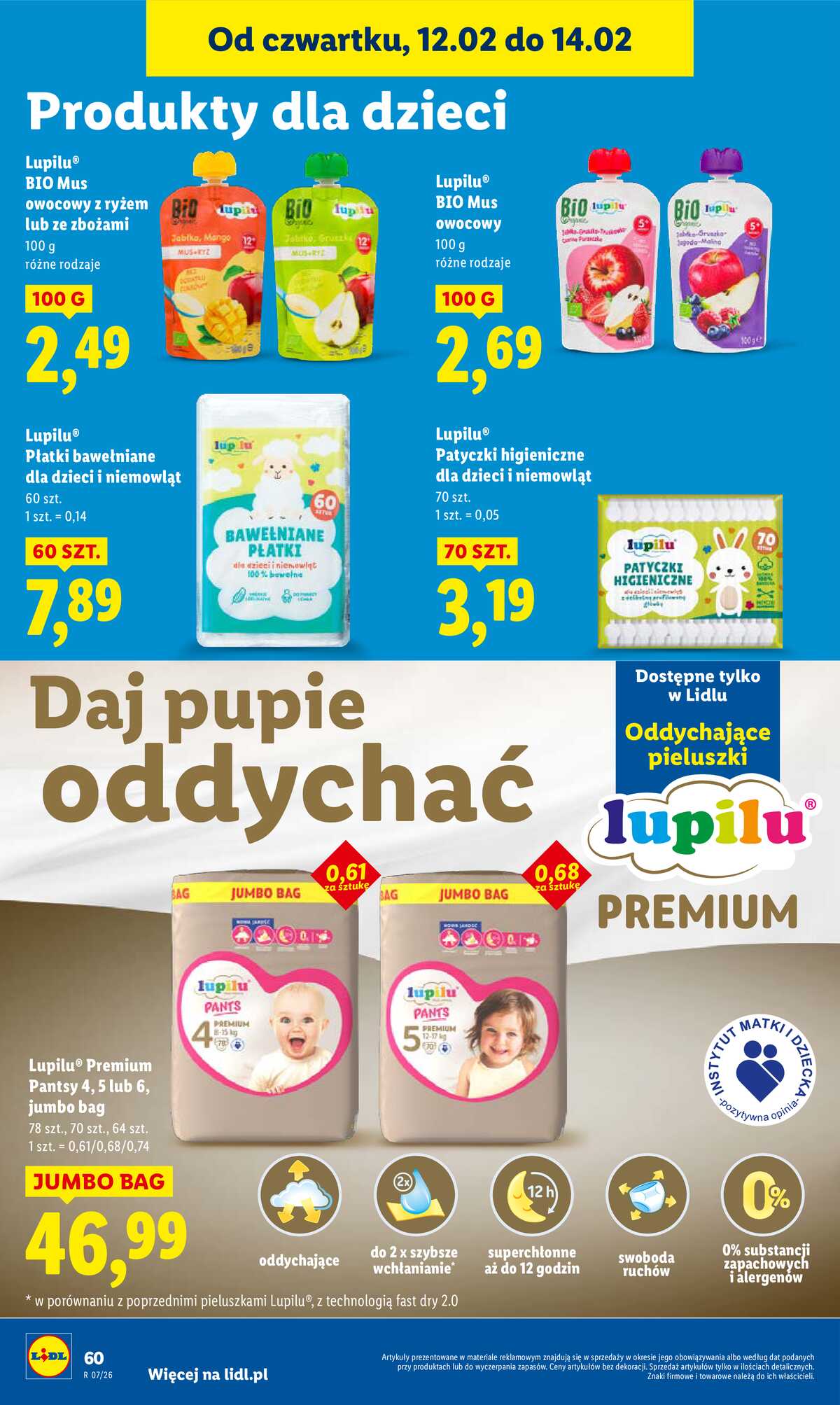 Leták Lidl Polsko 12.2.-14.2.2026 strana 60