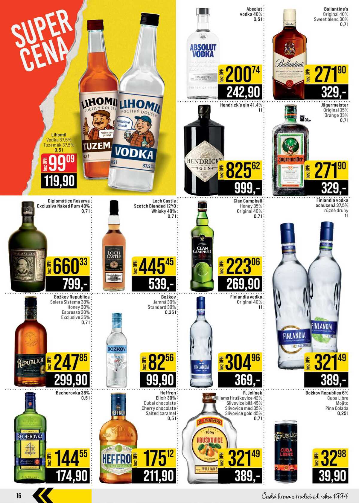 JIP Cash & Carry Brno, Praha, Ostrava, Jilemnice, Pardubice, Ostrava, Karlovy Vary, Olomouc a Zlín od 11.2. do 17.2.2026 strana 16