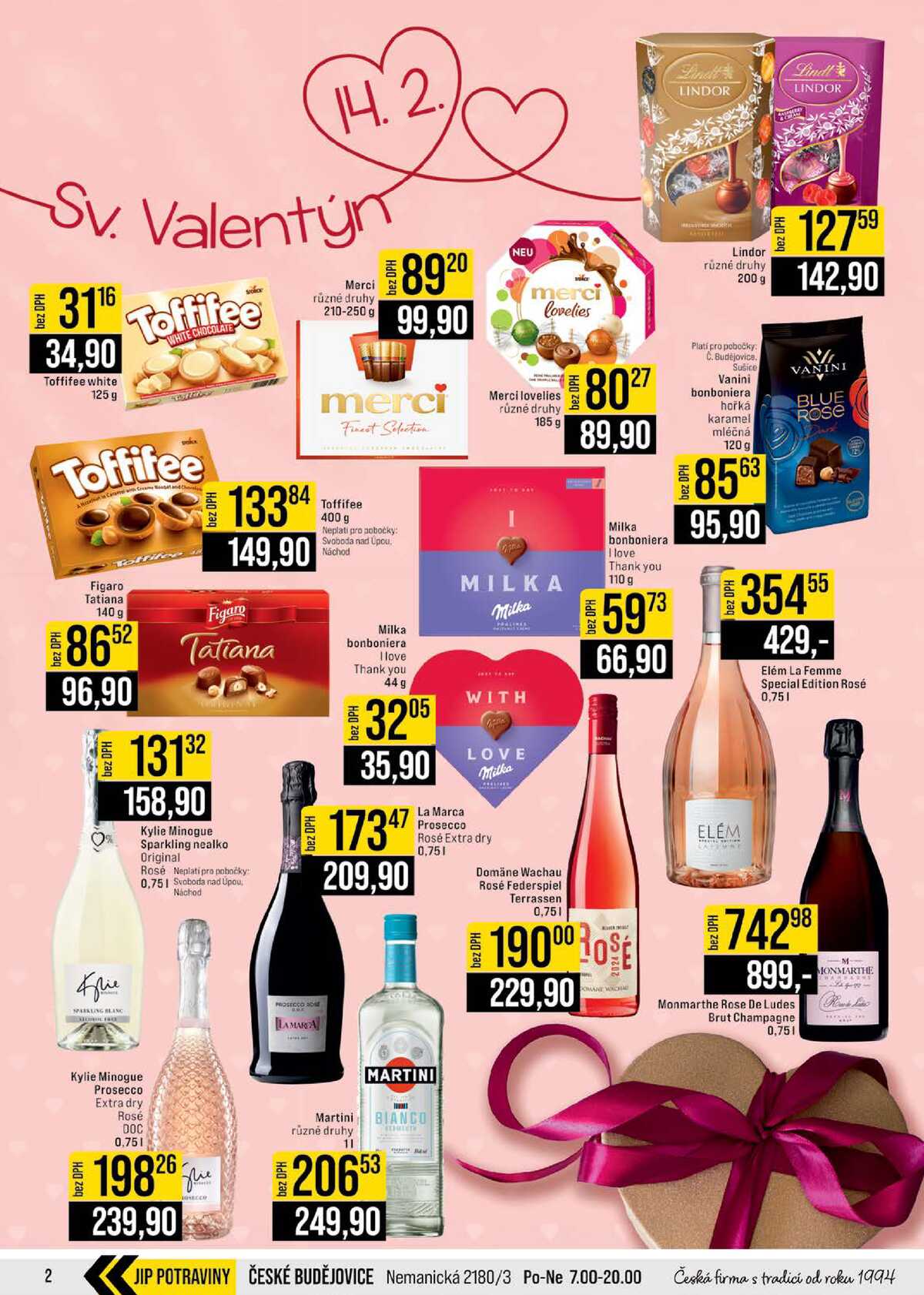 JIP Cash & Carry České Budějovice, Most, Náchod, Polička, Sušice a Svoboda nad Úpou od 11.2. do 17.2.2026 strana 2