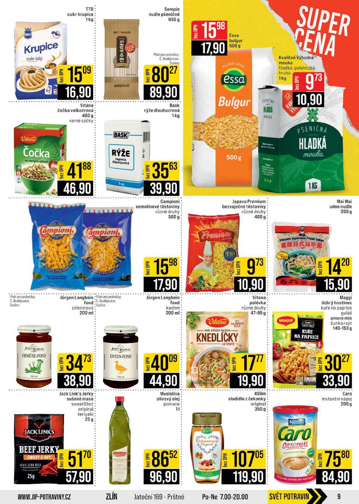 JIP Cash & Carry České Budějovice, Most, Náchod, Polička, Sušice a Svoboda nad Úpou od 11.2. do 17.2.2026 strana 9