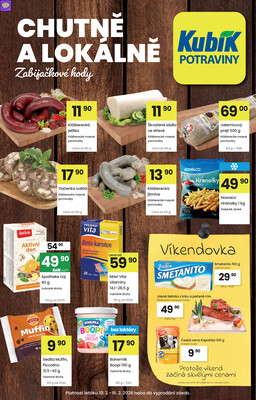 Kubík potraviny letáky