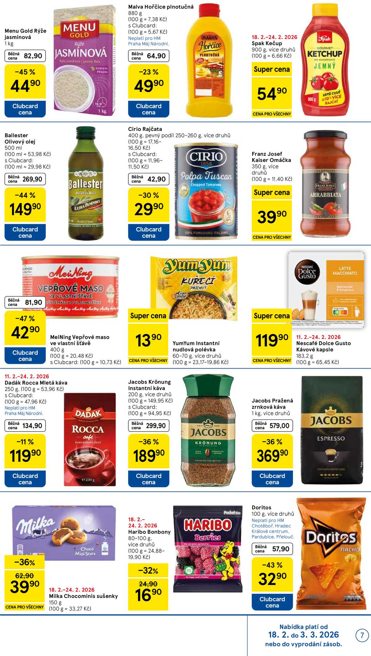 Tesco malé hypermarkety od 18.2. do 24.2.2026 strana 7
