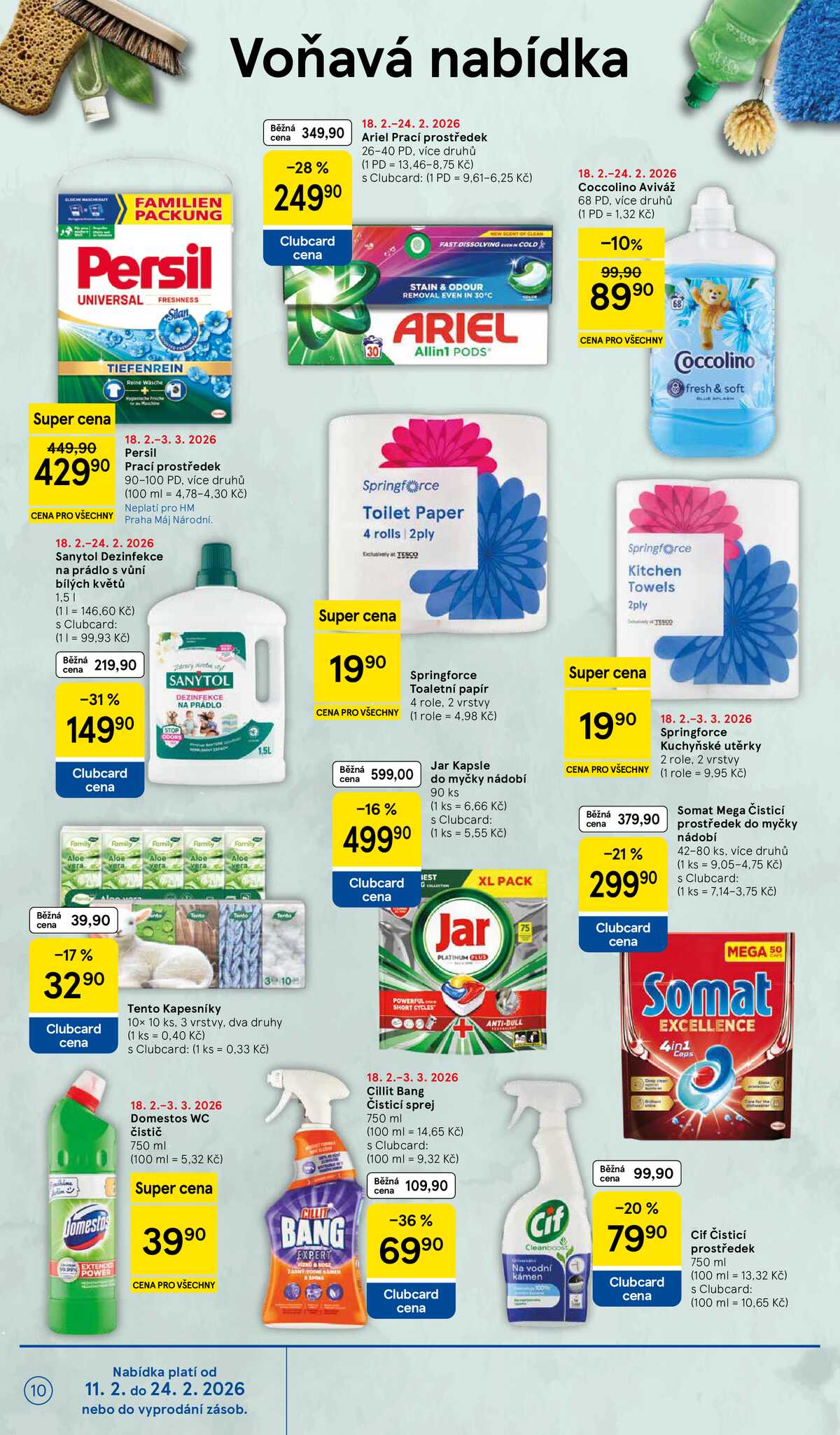 Tesco malé hypermarkety od 18.2. do 24.2.2026 strana 10