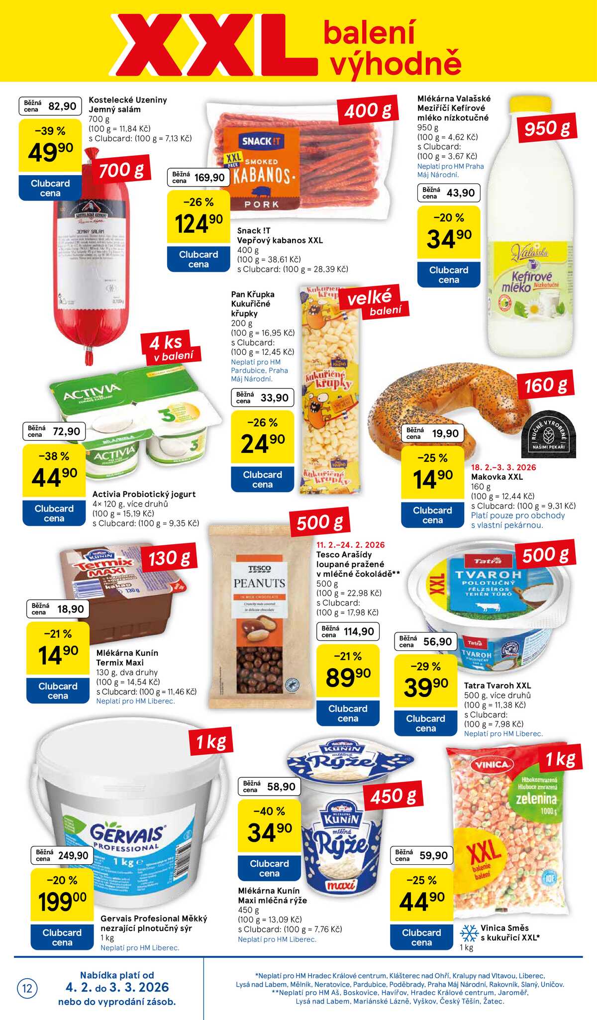 Tesco malé hypermarkety od 18.2. do 24.2.2026 strana 12