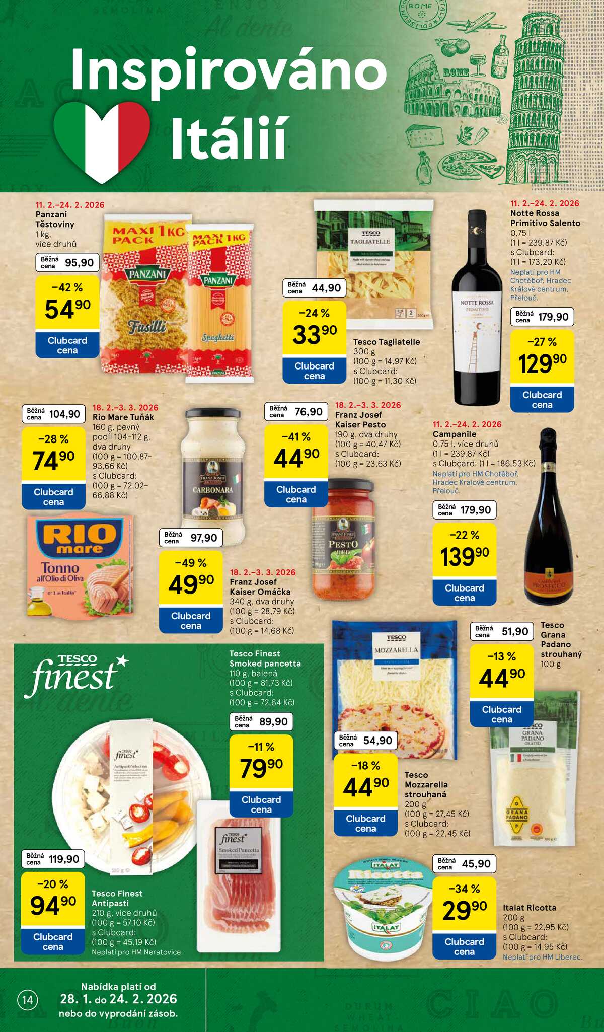 Tesco malé hypermarkety od 18.2. do 24.2.2026 strana 14