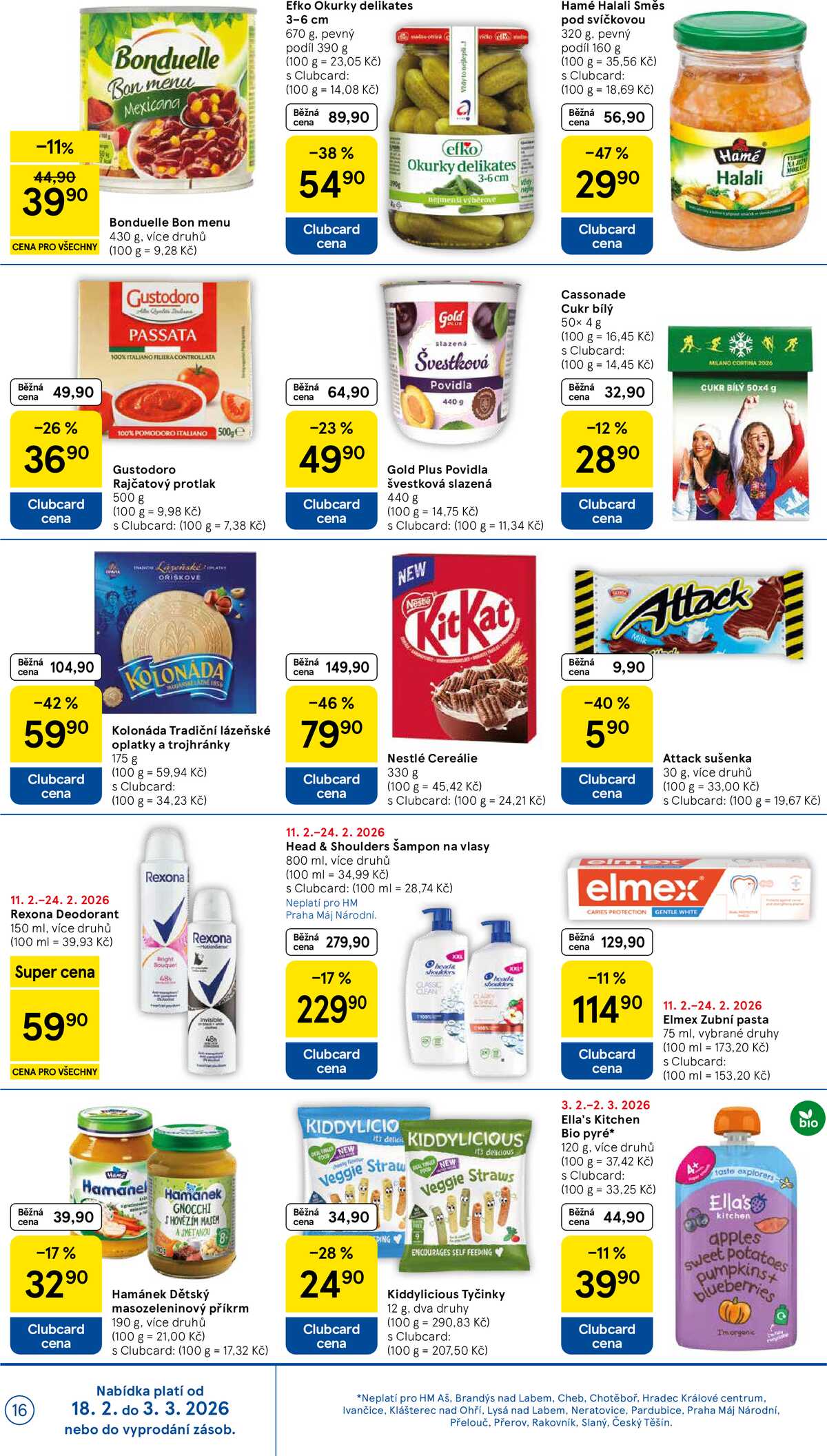 Tesco malé hypermarkety od 18.2. do 24.2.2026 strana 16