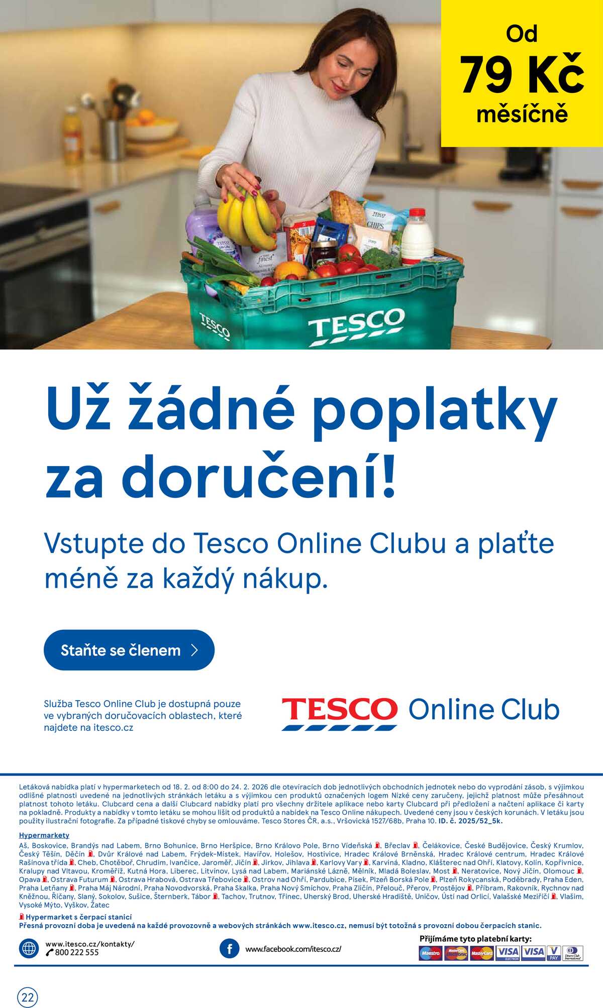 Tesco malé hypermarkety od 18.2. do 24.2.2026 strana 22