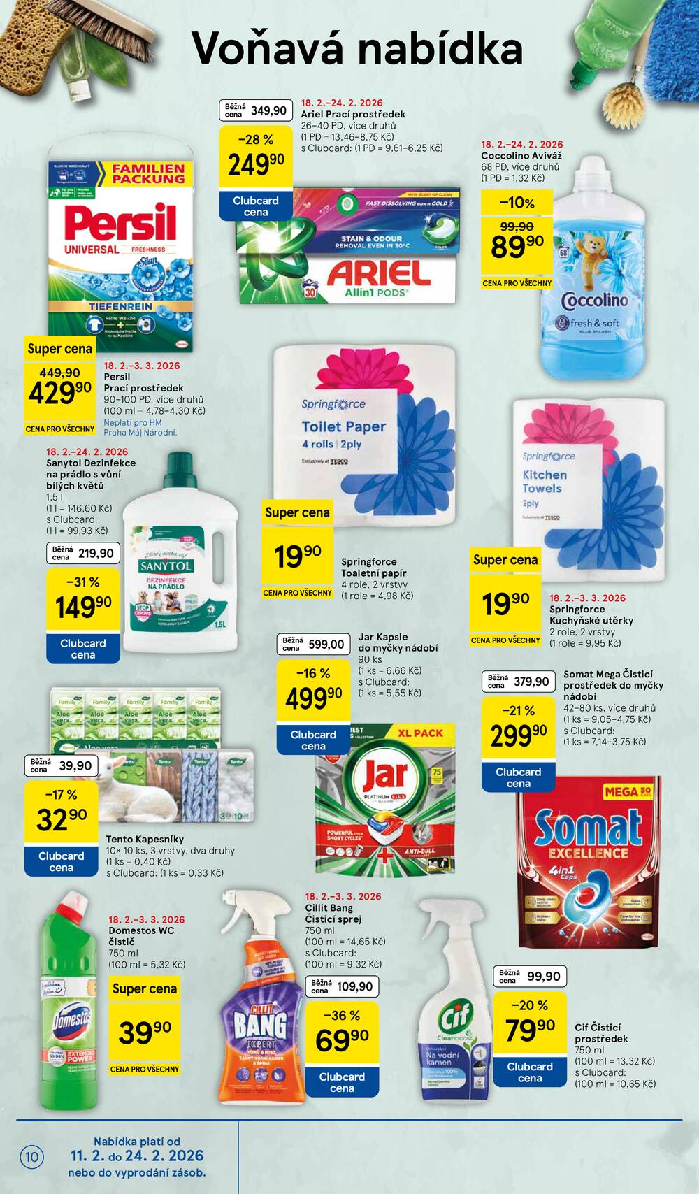 Tesco malé hypermarkety od 18.2. do 24.2.2026