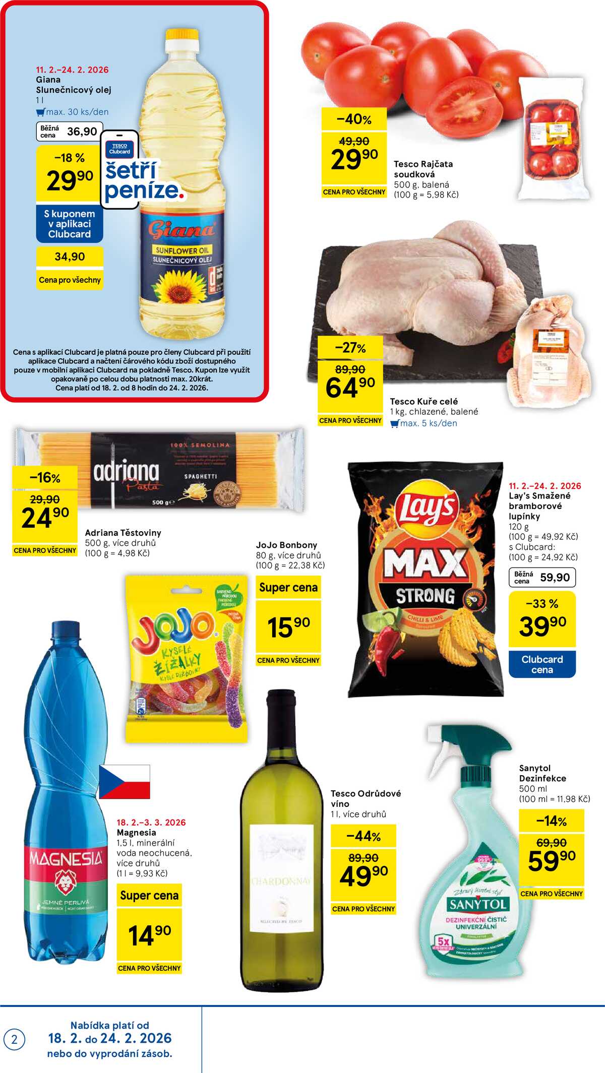 Tesco supermarkety od 18.2. do 24.2.2026 strana 2