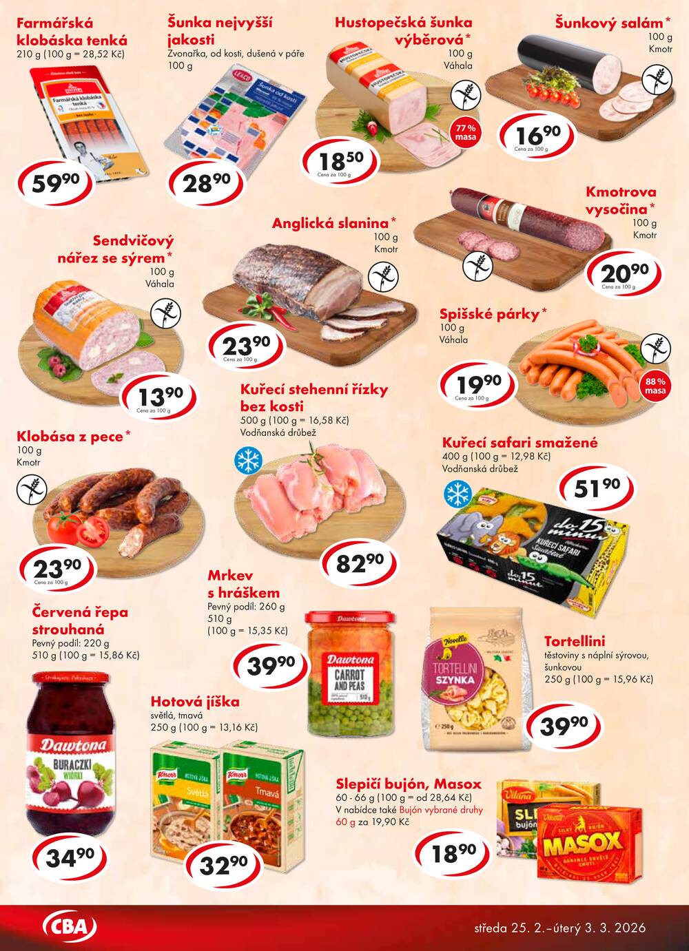 Leták CBA - CBA Premium od 25.2. do 3.3.2026 - strana 3