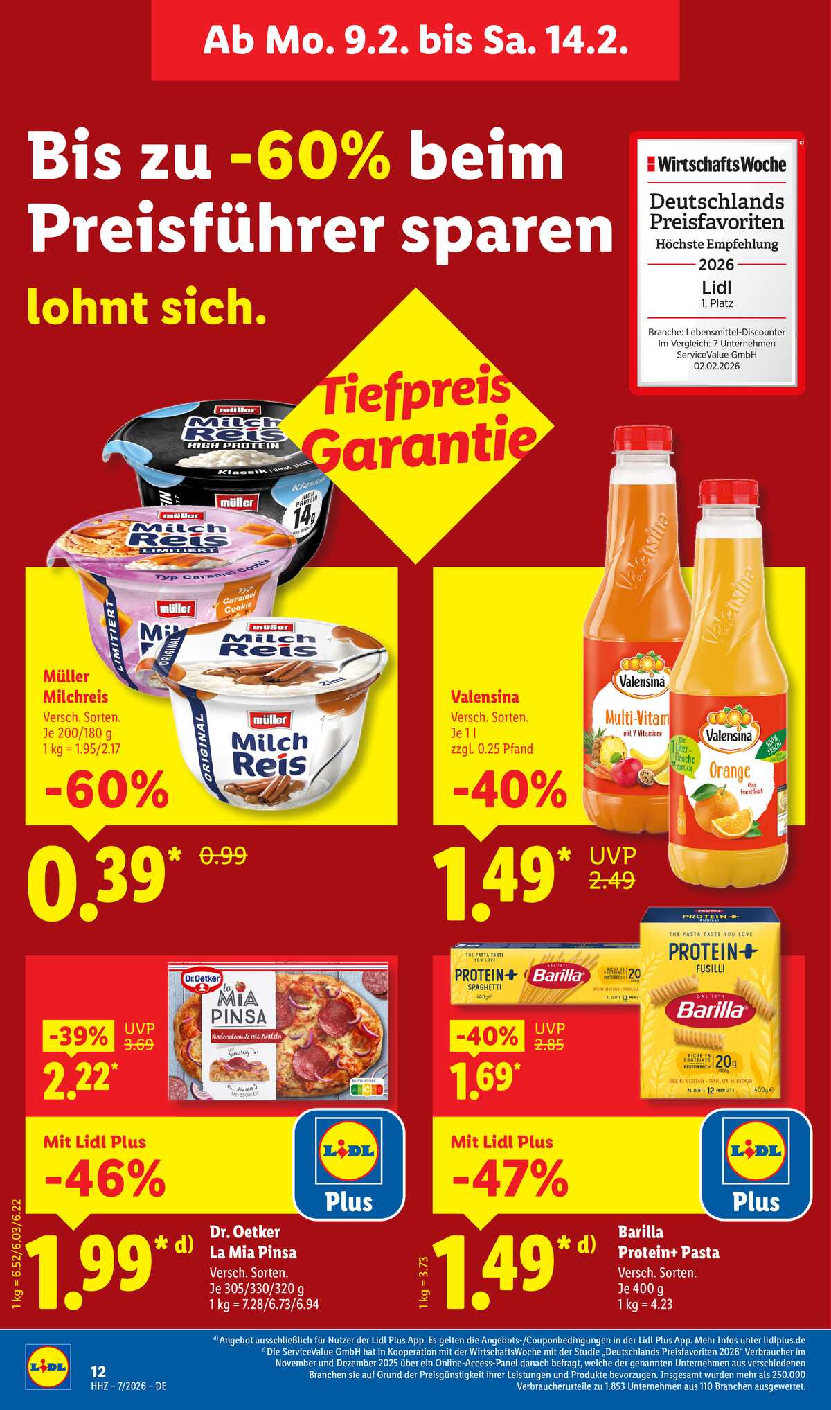 Leták Lidl Německo 9.2.-14.2.2026 strana 22