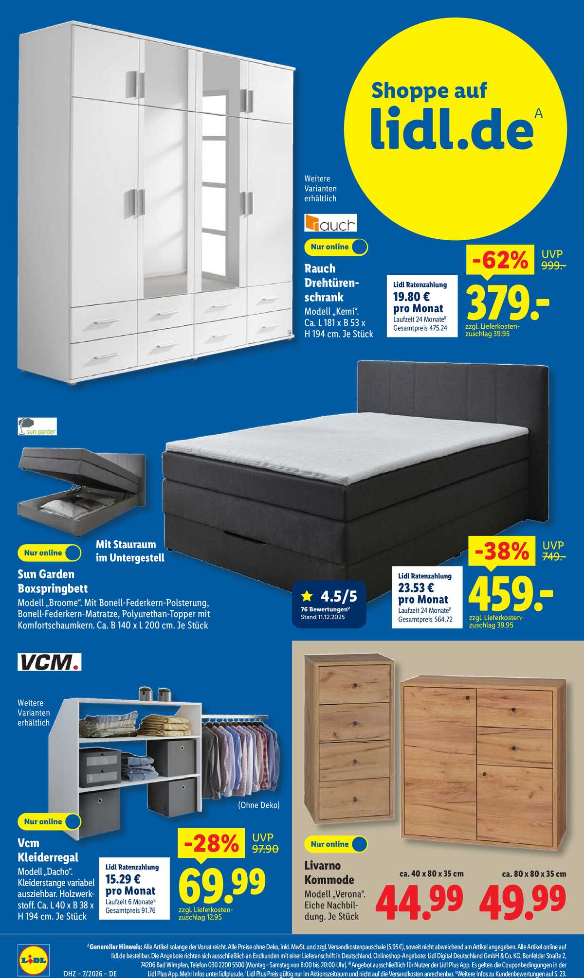 Leták Lidl Německo 9.2.-14.2.2026 strana 38