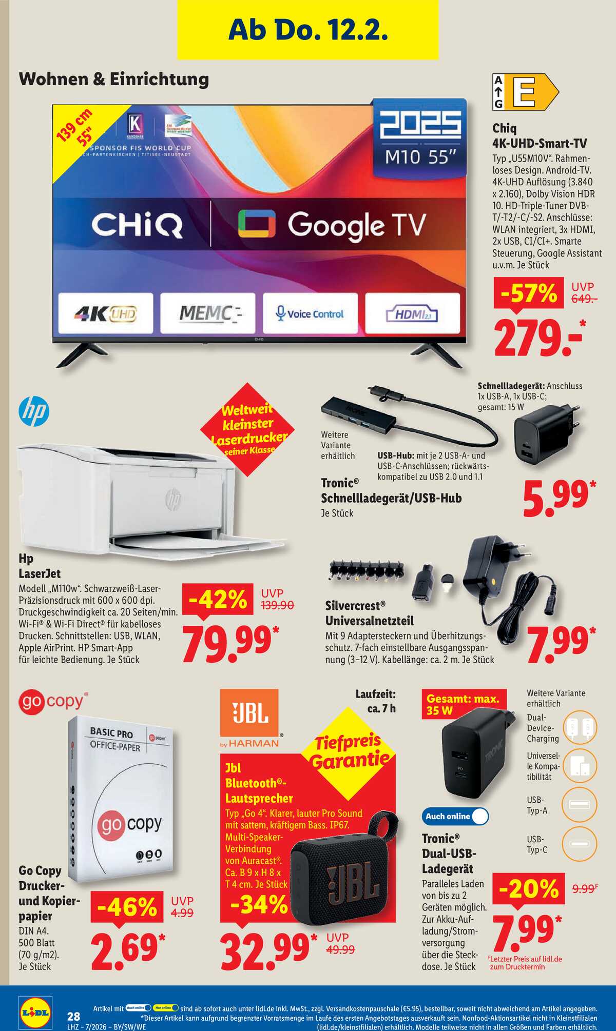 Leták Lidl Německo 9.2.-14.2.2026 strana 46