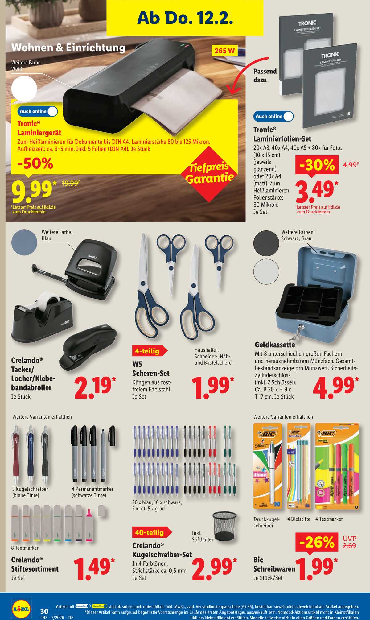 Leták Lidl Německo 9.2.-14.2.2026 strana 48