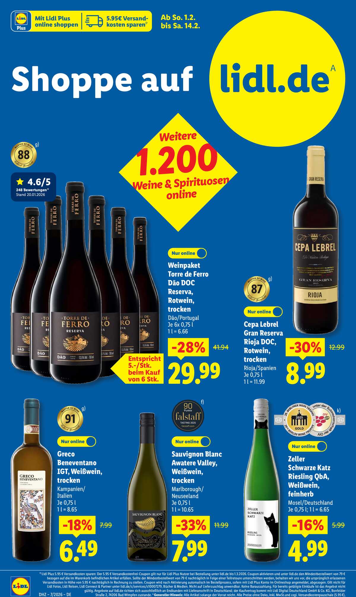 Leták Lidl Německo 9.2.-14.2.2026 strana 64