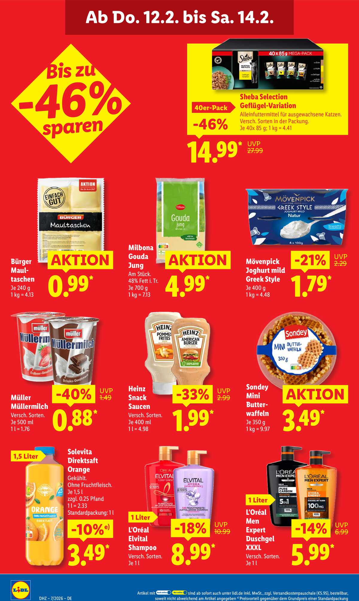Leták Lidl Německo 9.2.-14.2.2026 strana 68