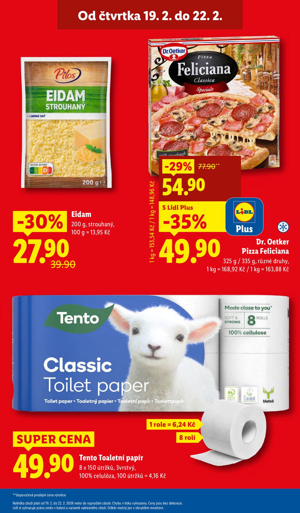 Lidl Čtvrtek od 19.2. do 22.2.2026