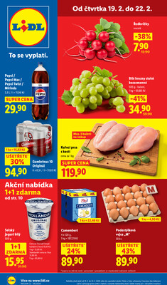 Lidl Čtvrtek od 19.2. do 22.2.2026