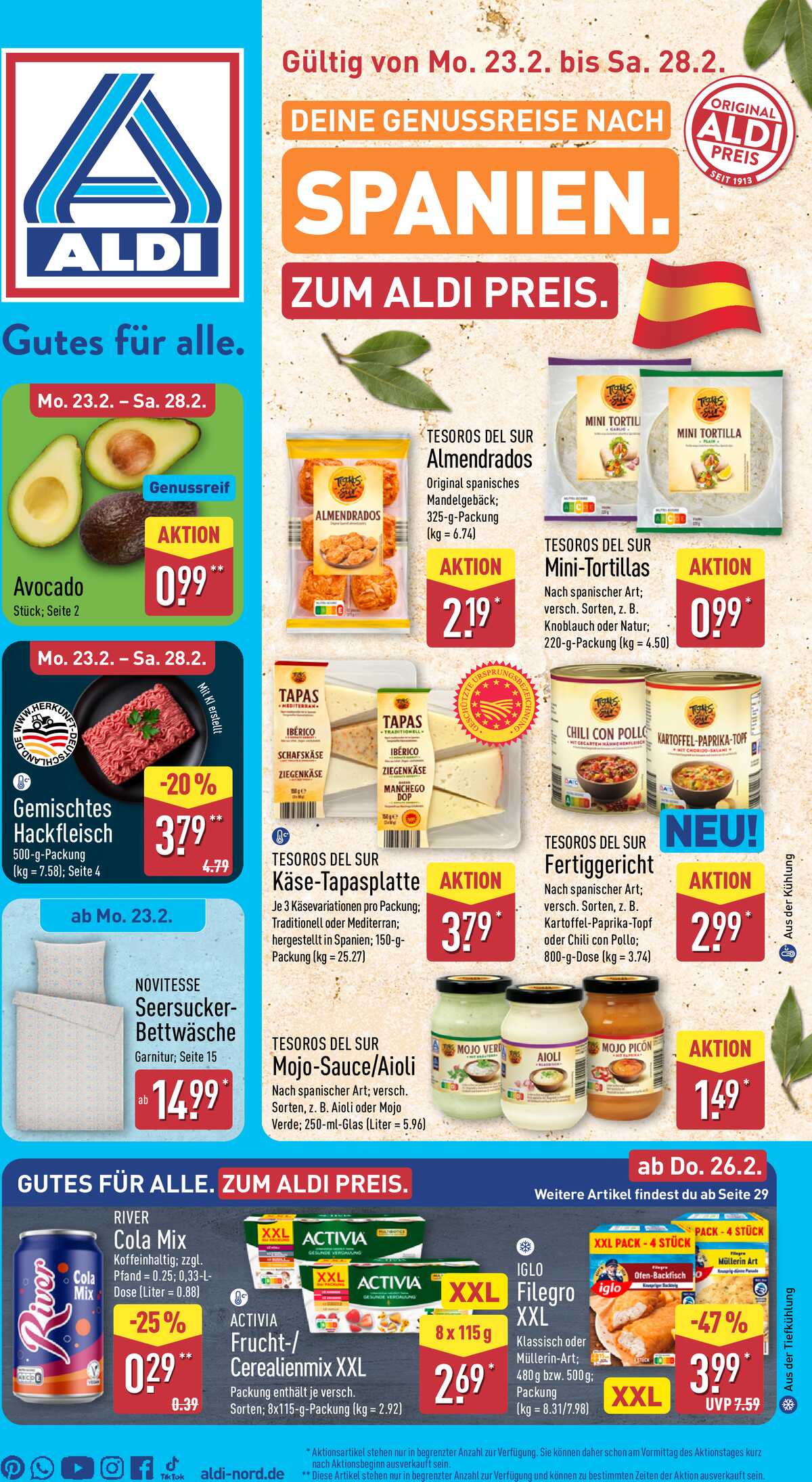 Leták ALDI Německo 23.2.-1.3.2026 strana 1