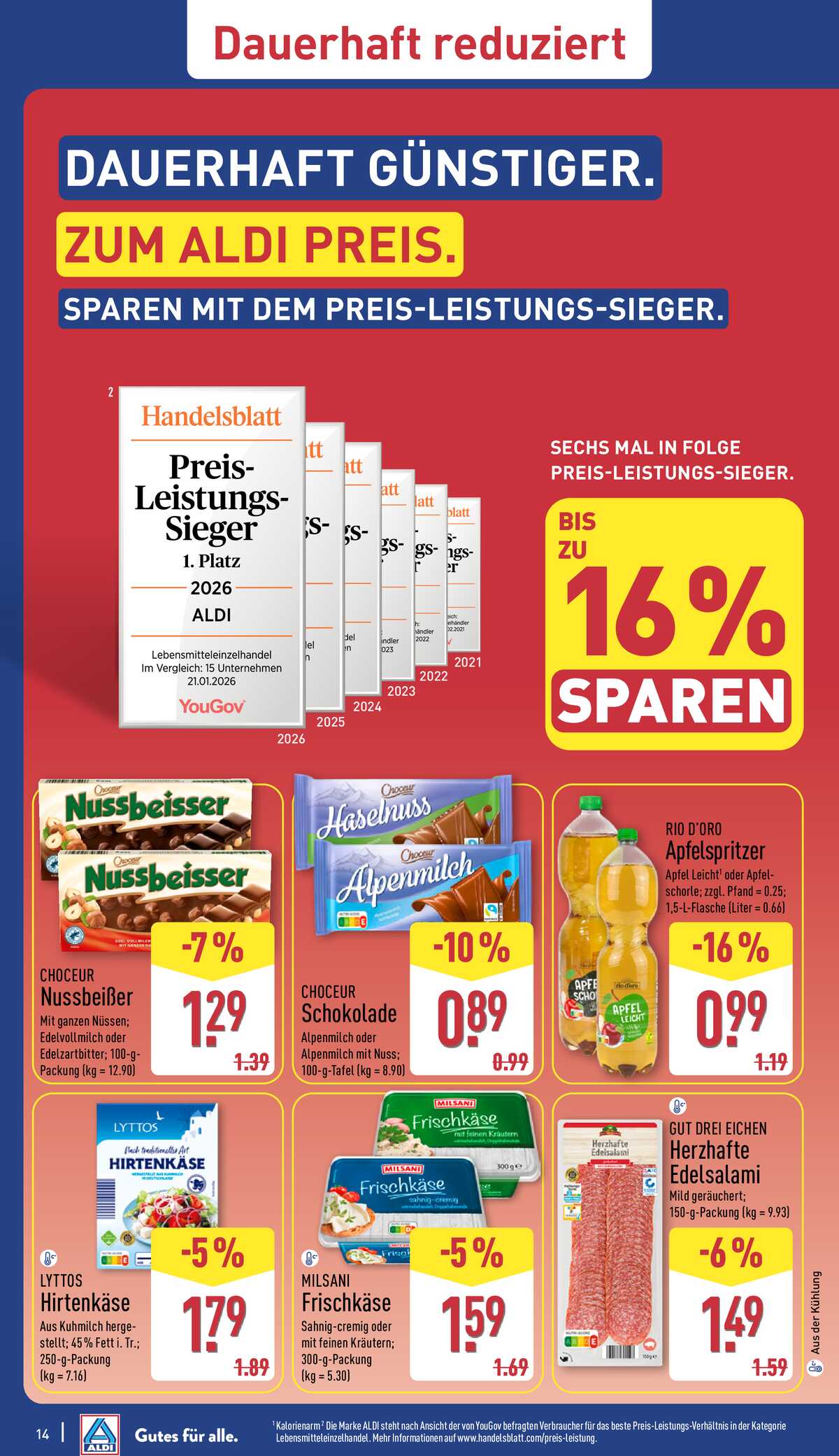 Leták ALDI Německo 23.2.-1.3.2026 strana 14