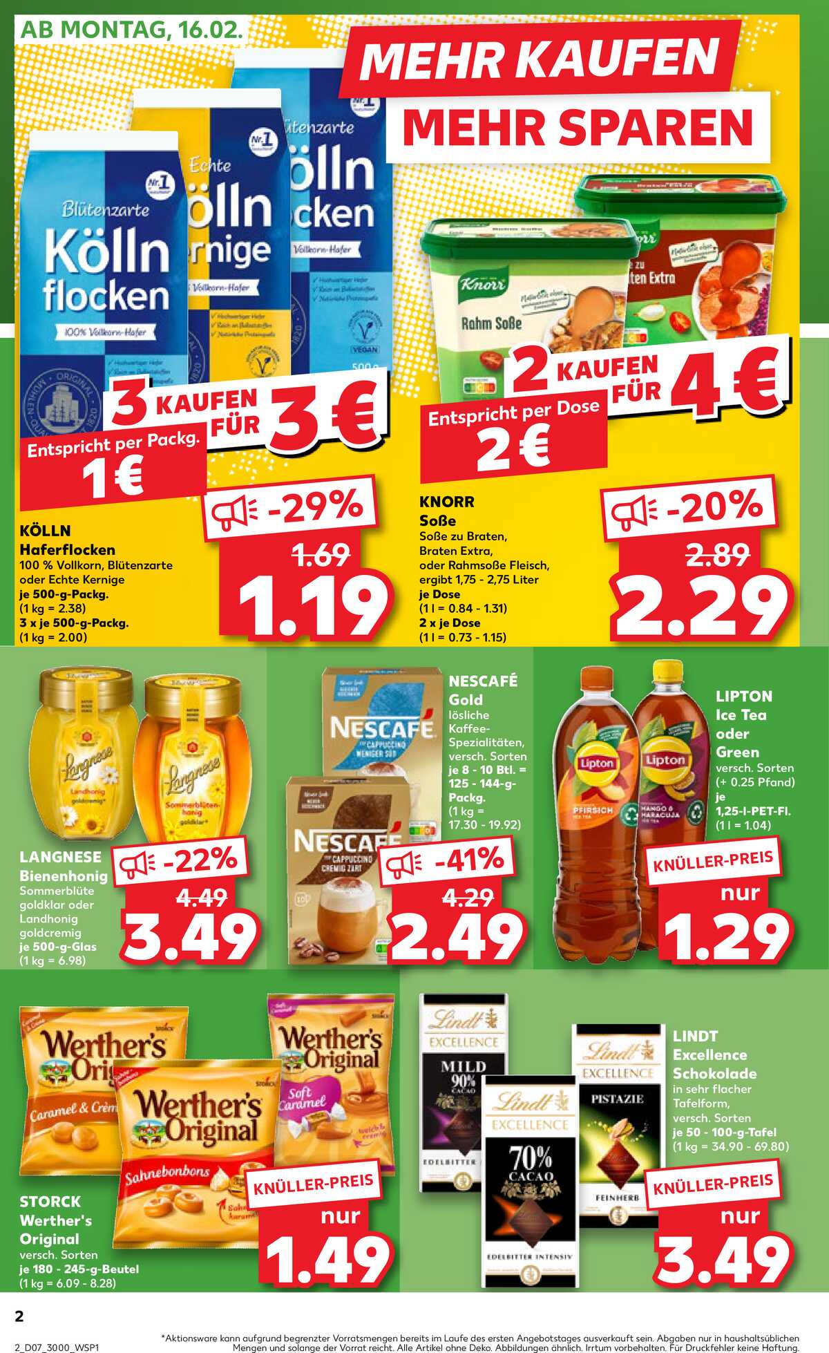 Leták Kaufland Německo 15.2.-18.2.2026 strana 2