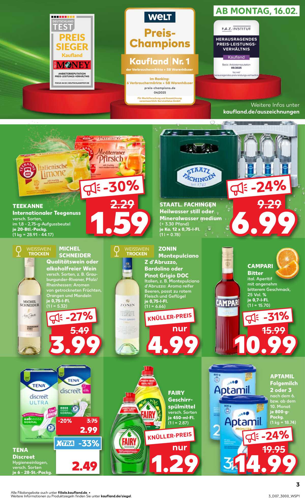 Leták Kaufland Německo 15.2.-18.2.2026 strana 3