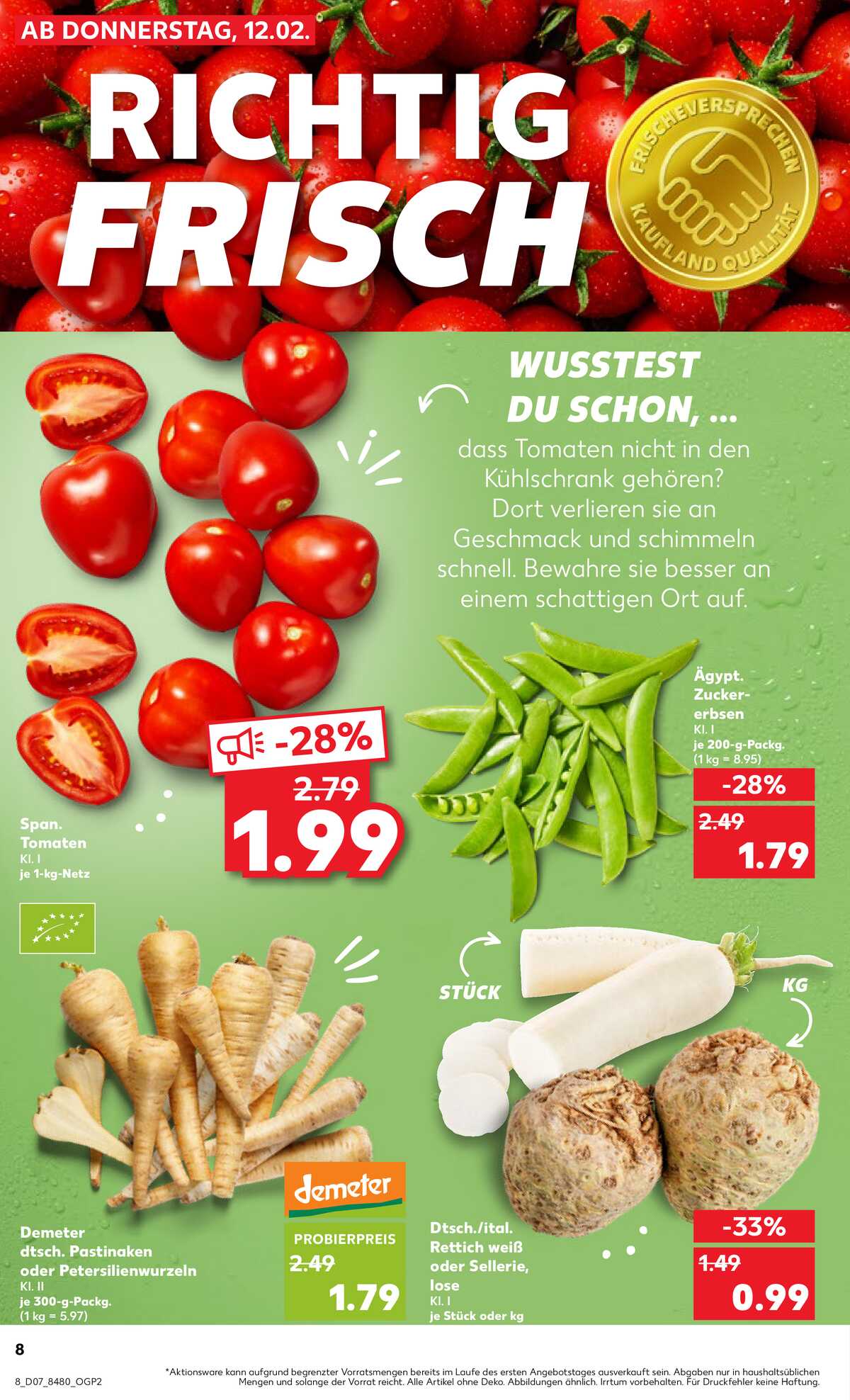 Leták Kaufland Německo 15.2.-18.2.2026 strana 8