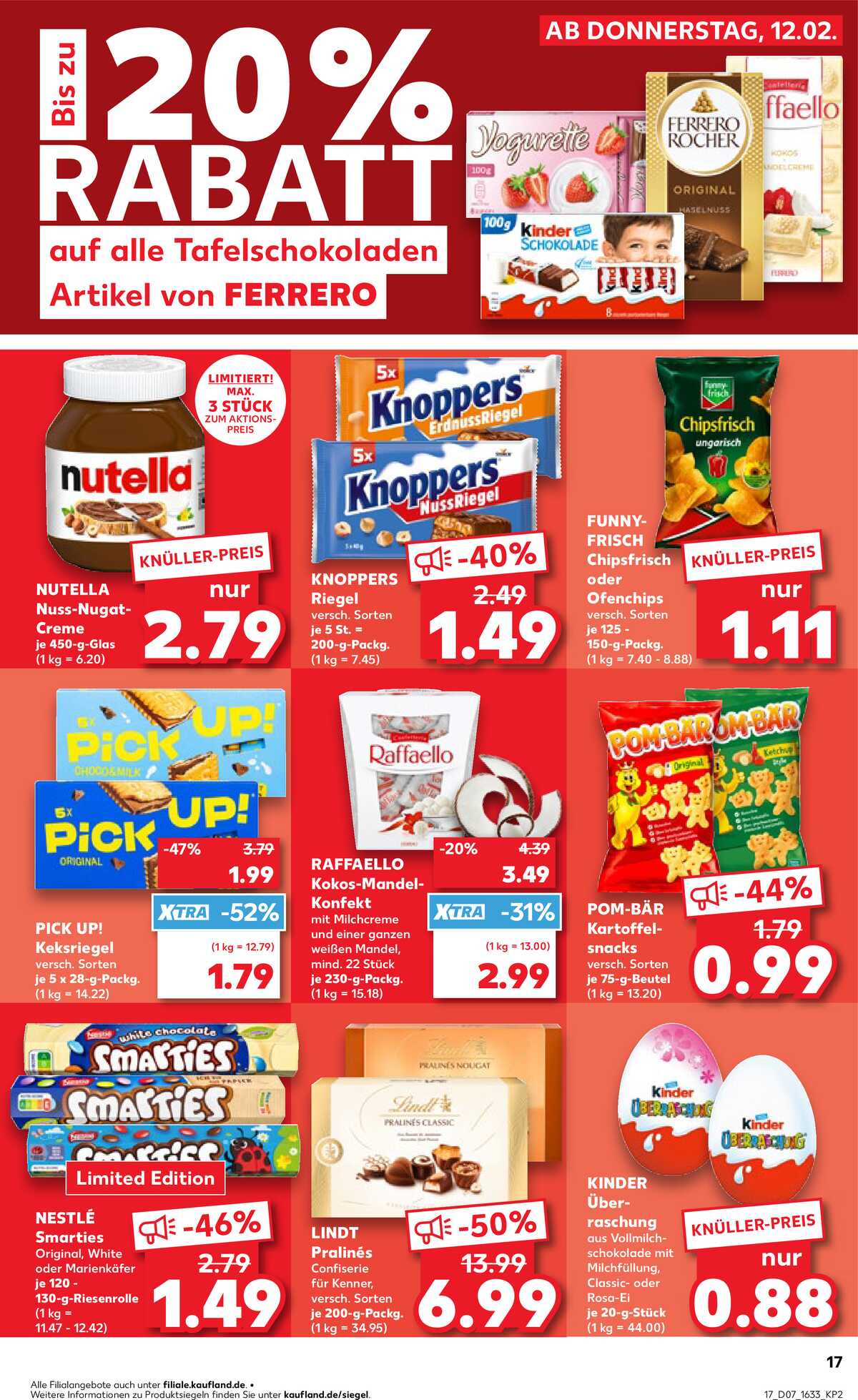 Leták Kaufland Německo 15.2.-18.2.2026 strana 17