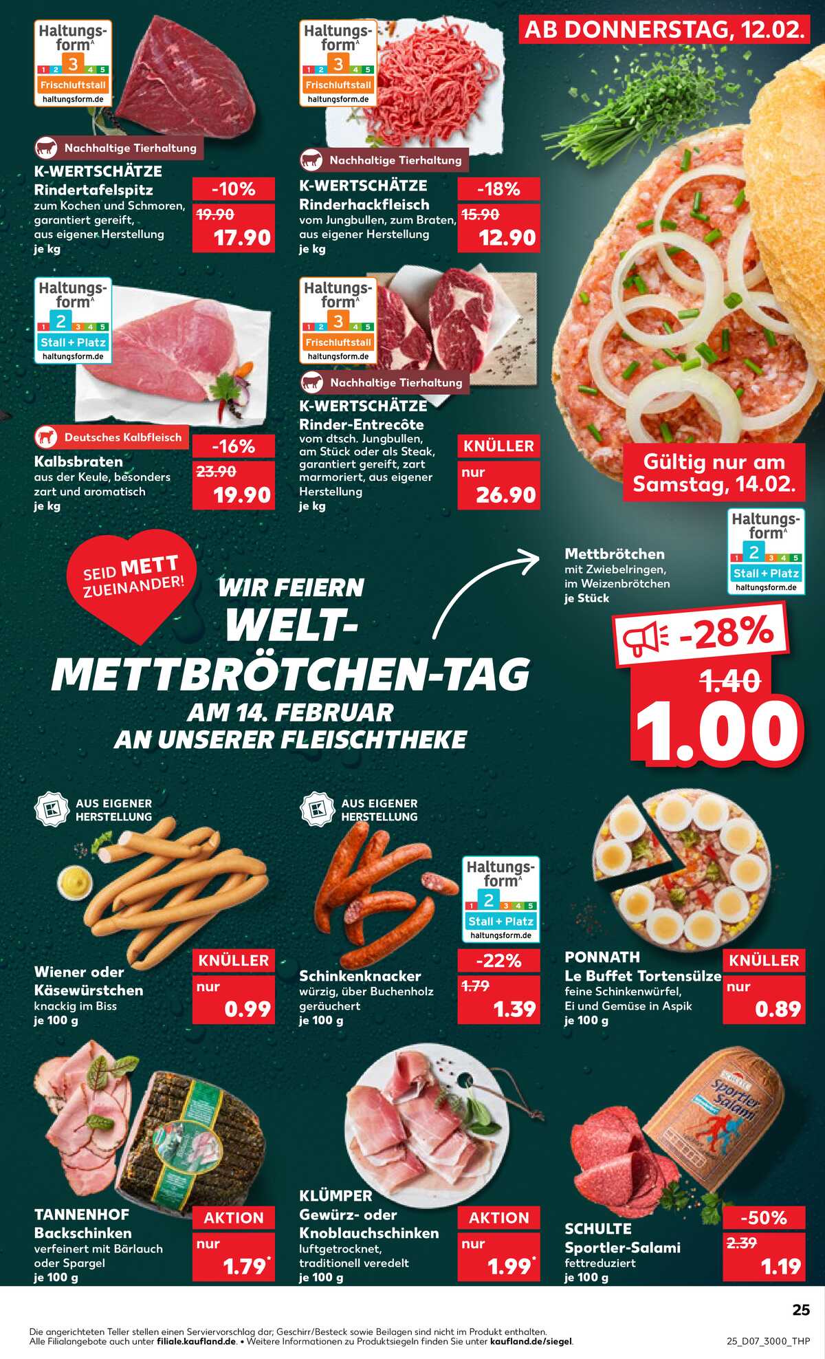Leták Kaufland Německo 15.2.-18.2.2026 strana 25