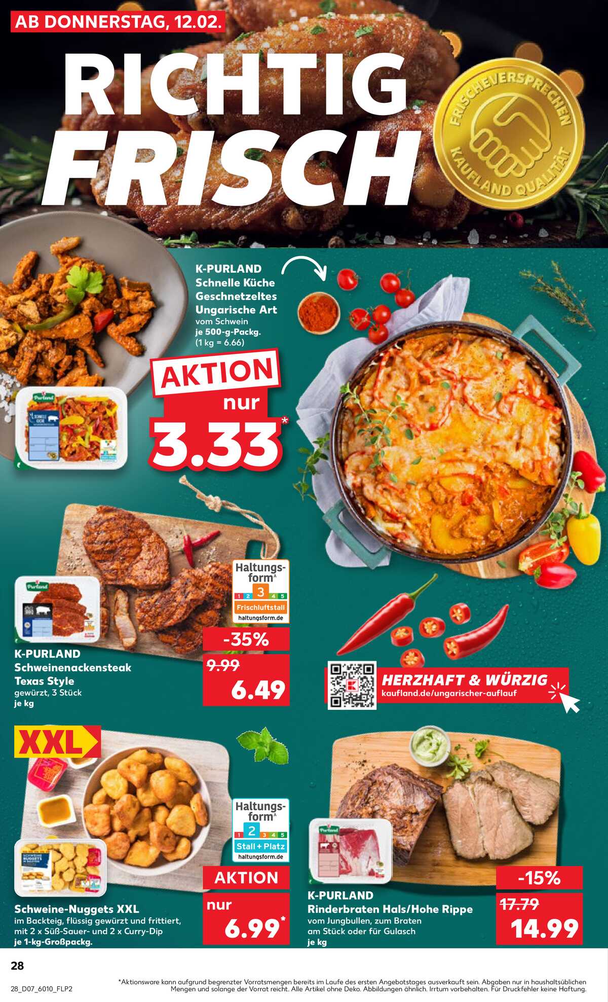 Leták Kaufland Německo 15.2.-18.2.2026 strana 28