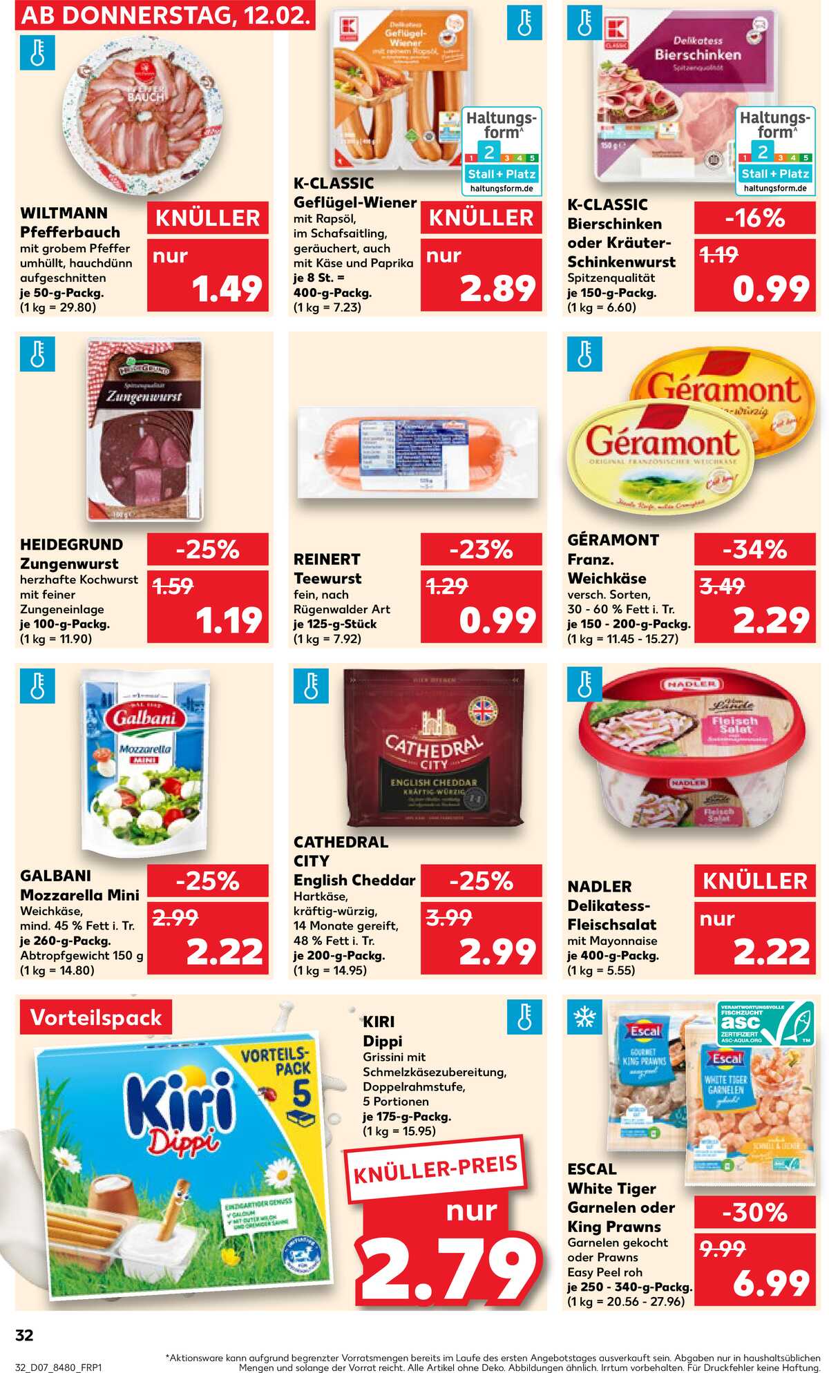 Leták Kaufland Německo 15.2.-18.2.2026 strana 32