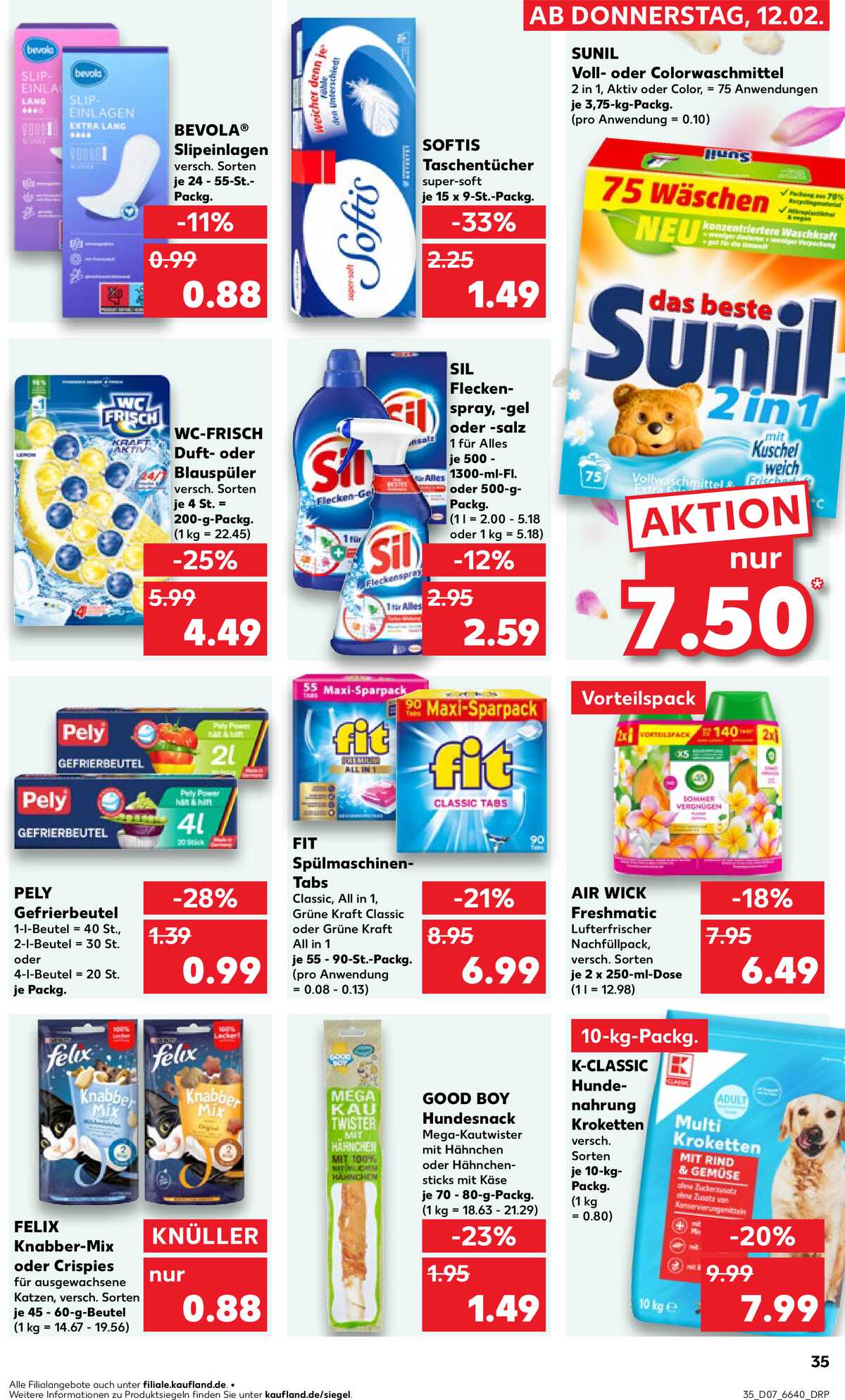 Leták Kaufland Německo 15.2.-18.2.2026 strana 35