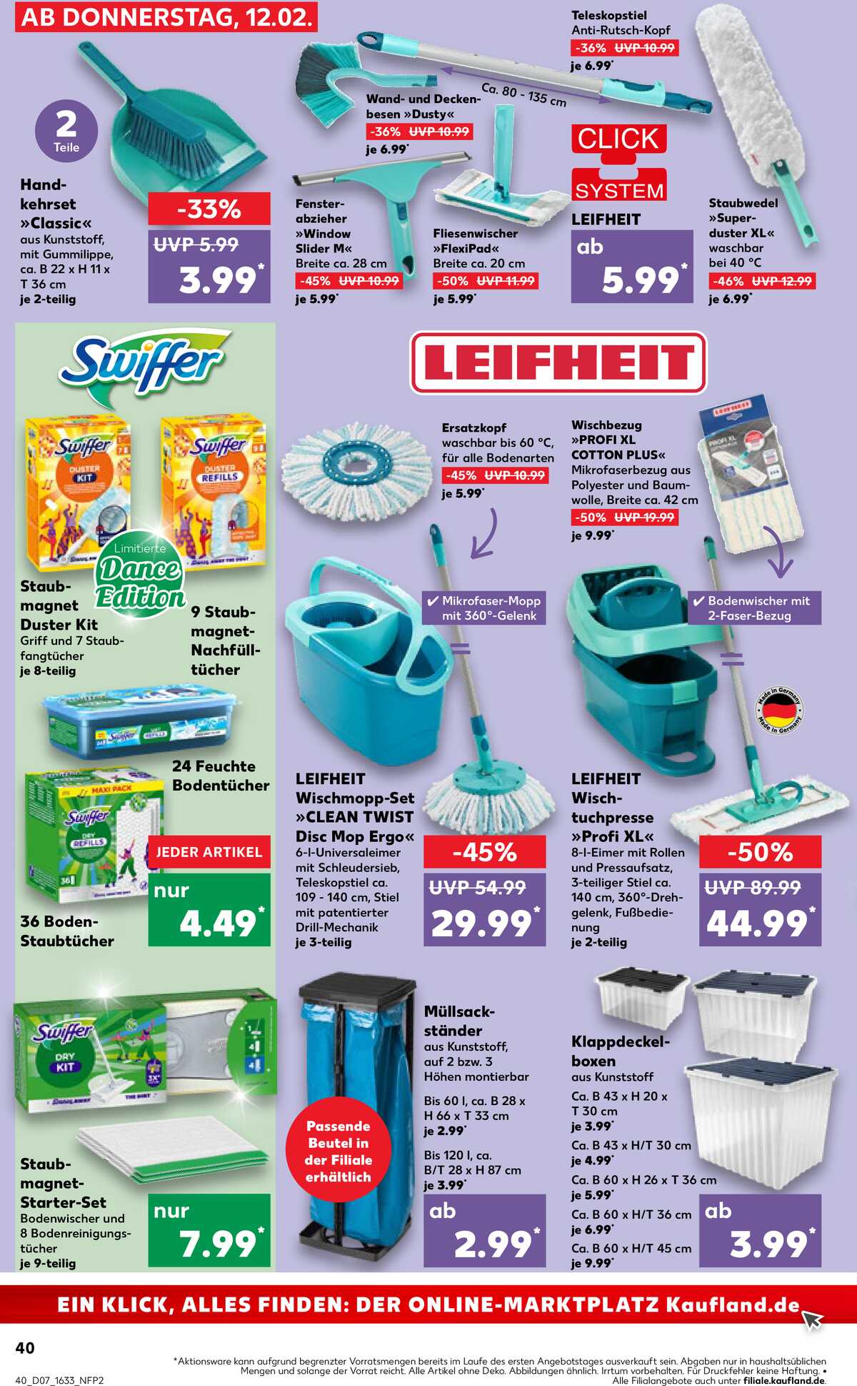 Leták Kaufland Německo 15.2.-18.2.2026 strana 40