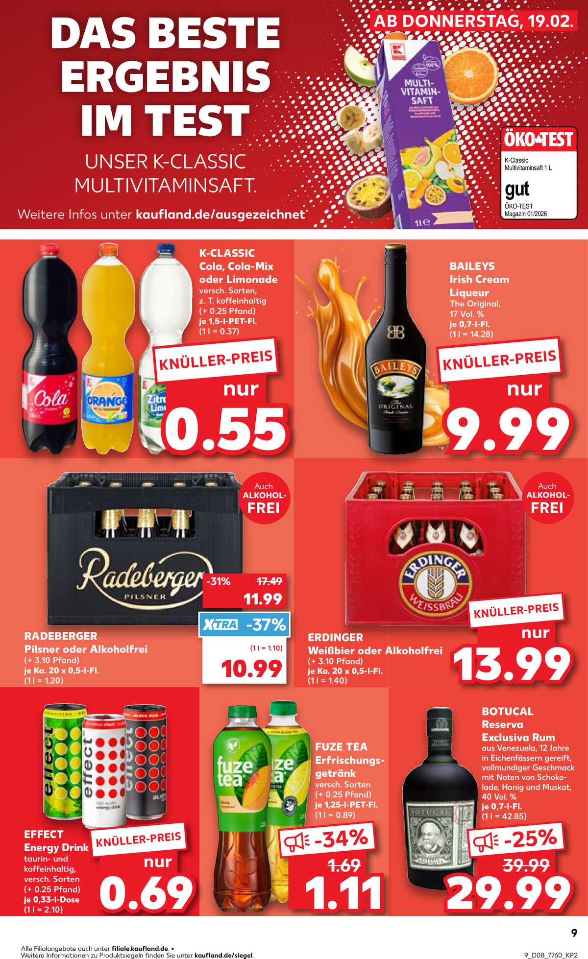 Leták Kaufland Německo 19.2.-25.2.2026 strana 9