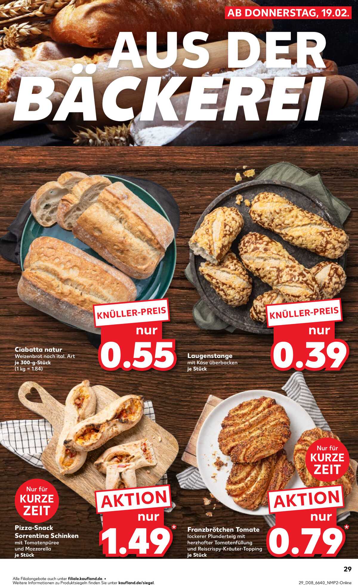 Leták Kaufland Německo 19.2.-25.2.2026 strana 29