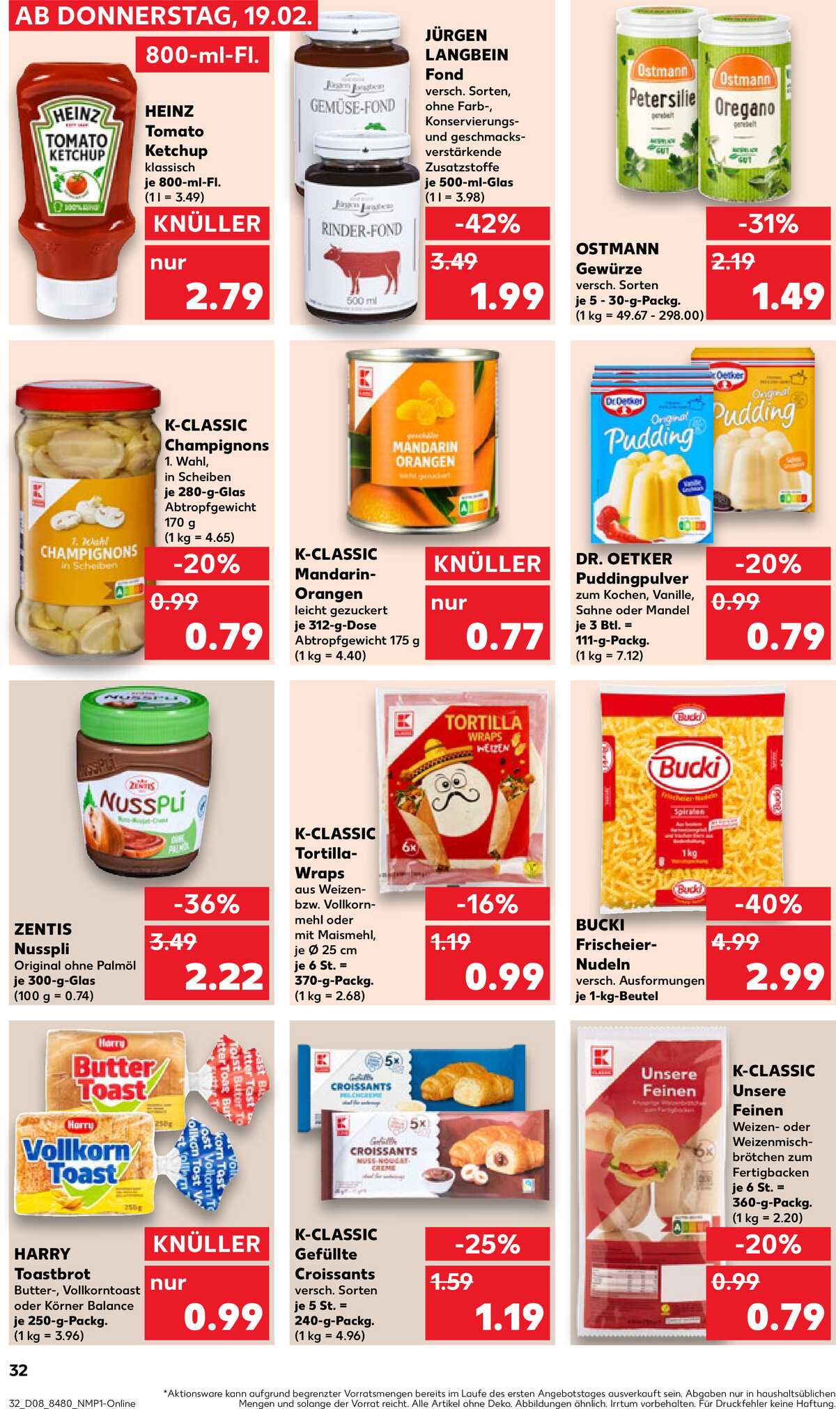 Leták Kaufland Německo 19.2.-25.2.2026 strana 32