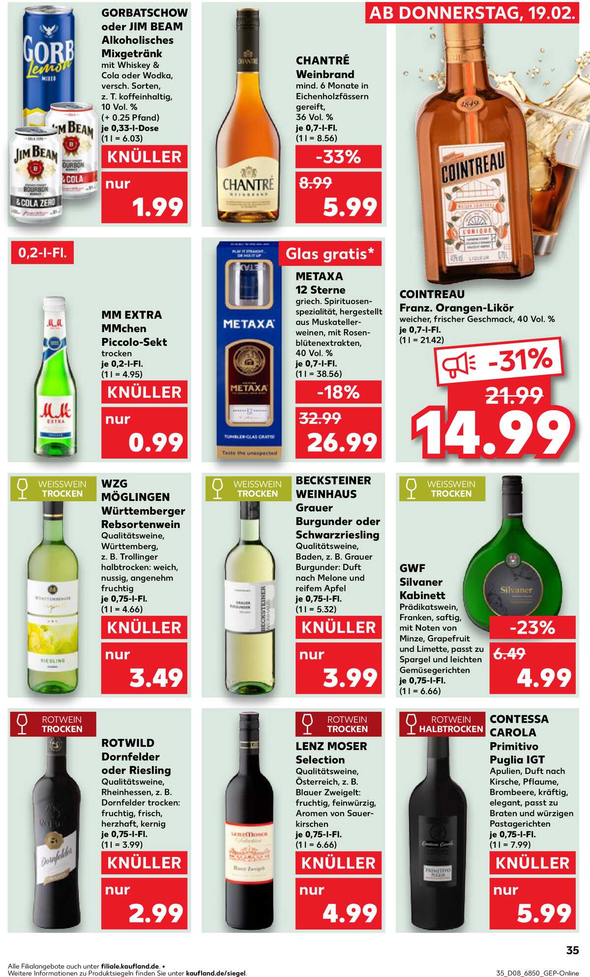 Leták Kaufland Německo 19.2.-25.2.2026 strana 35