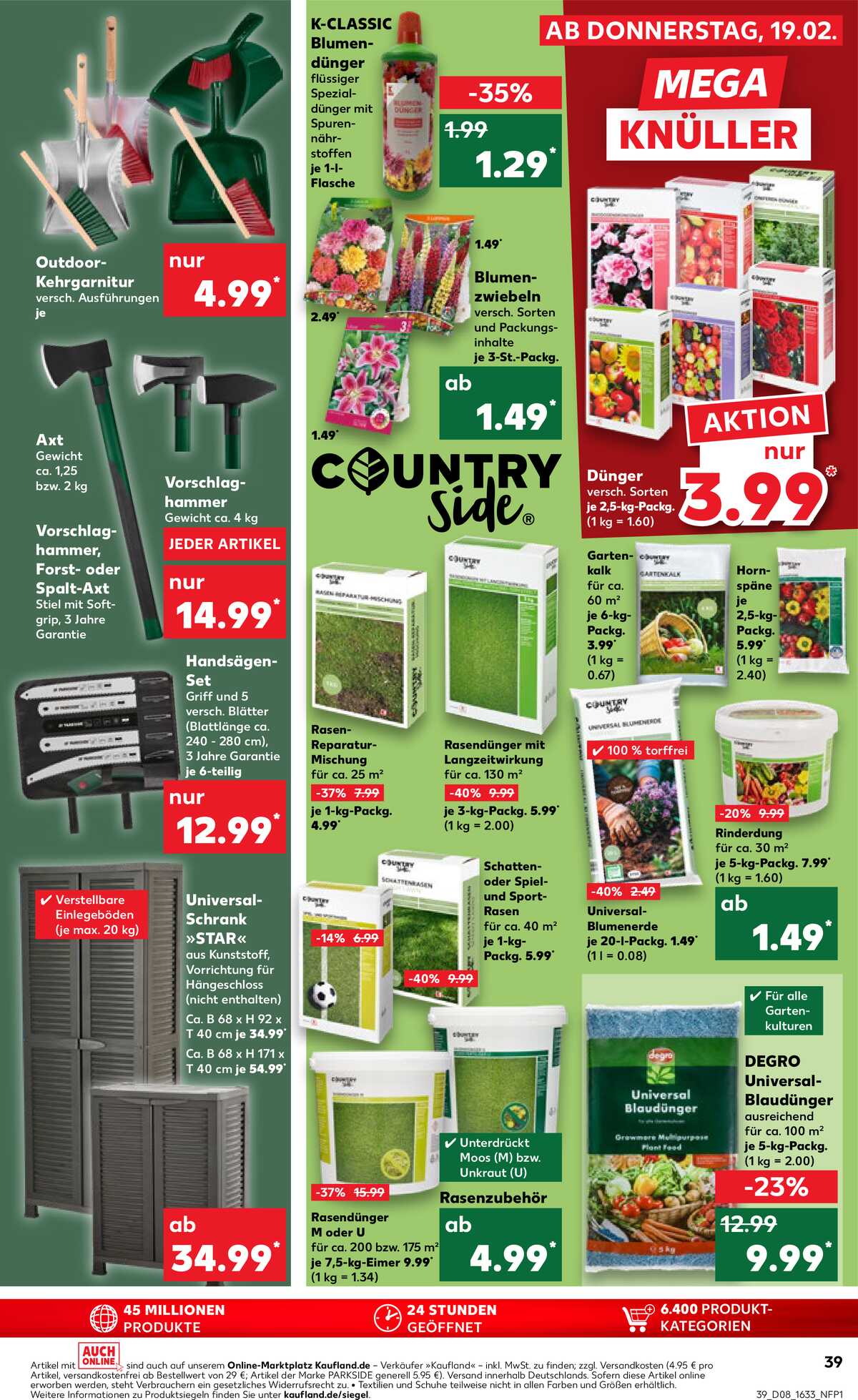 Leták Kaufland Německo 19.2.-25.2.2026 strana 39