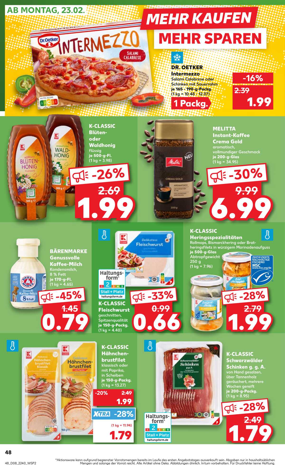 Leták Kaufland Německo 19.2.-25.2.2026 strana 48